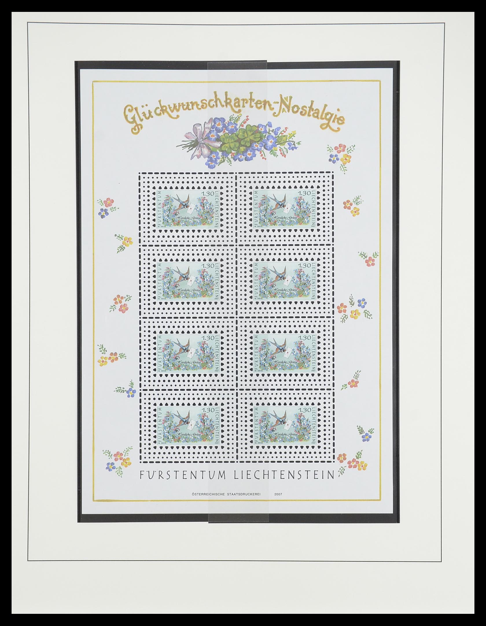 33493 213 - Postzegelverzameling 33493 Liechtenstein 1912-2008.