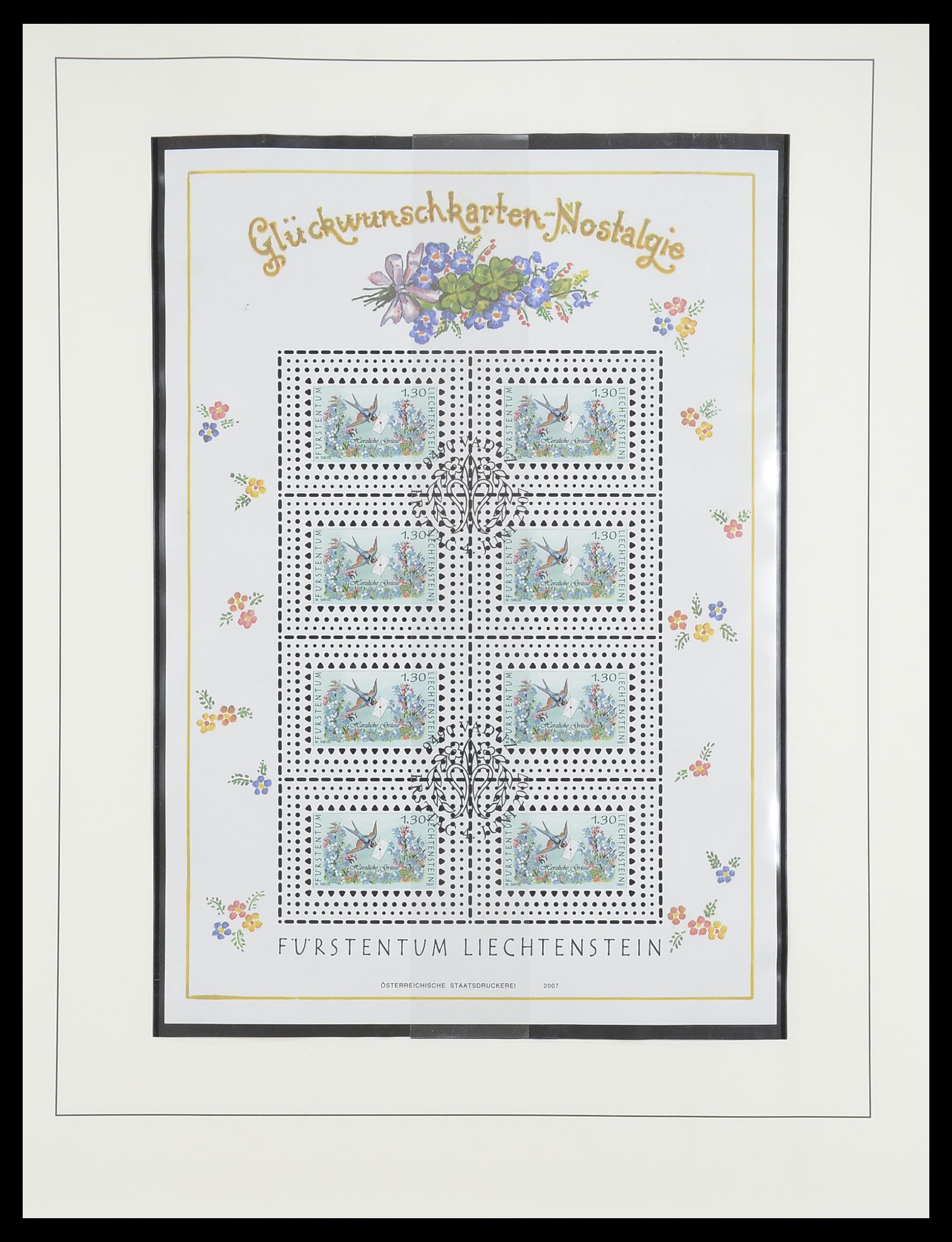 33493 216 - Postzegelverzameling 33493 Liechtenstein 1912-2008.