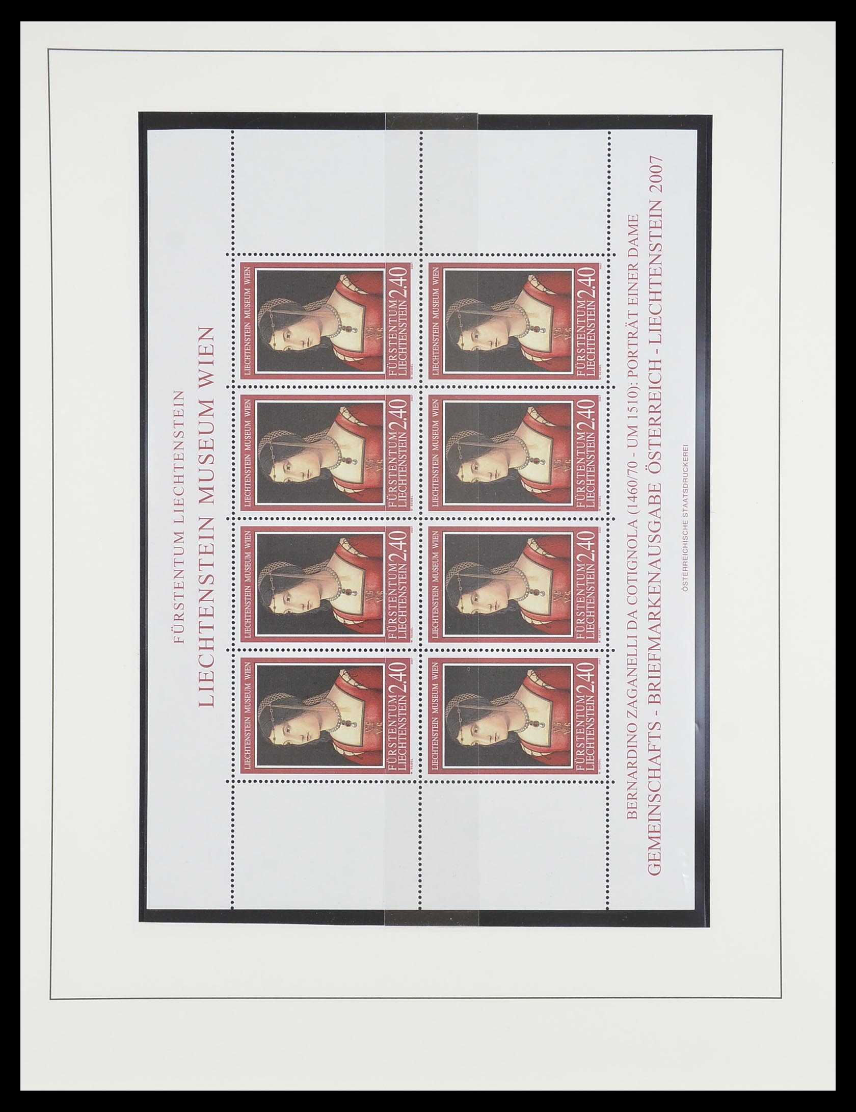 33493 217 - Postzegelverzameling 33493 Liechtenstein 1912-2008.
