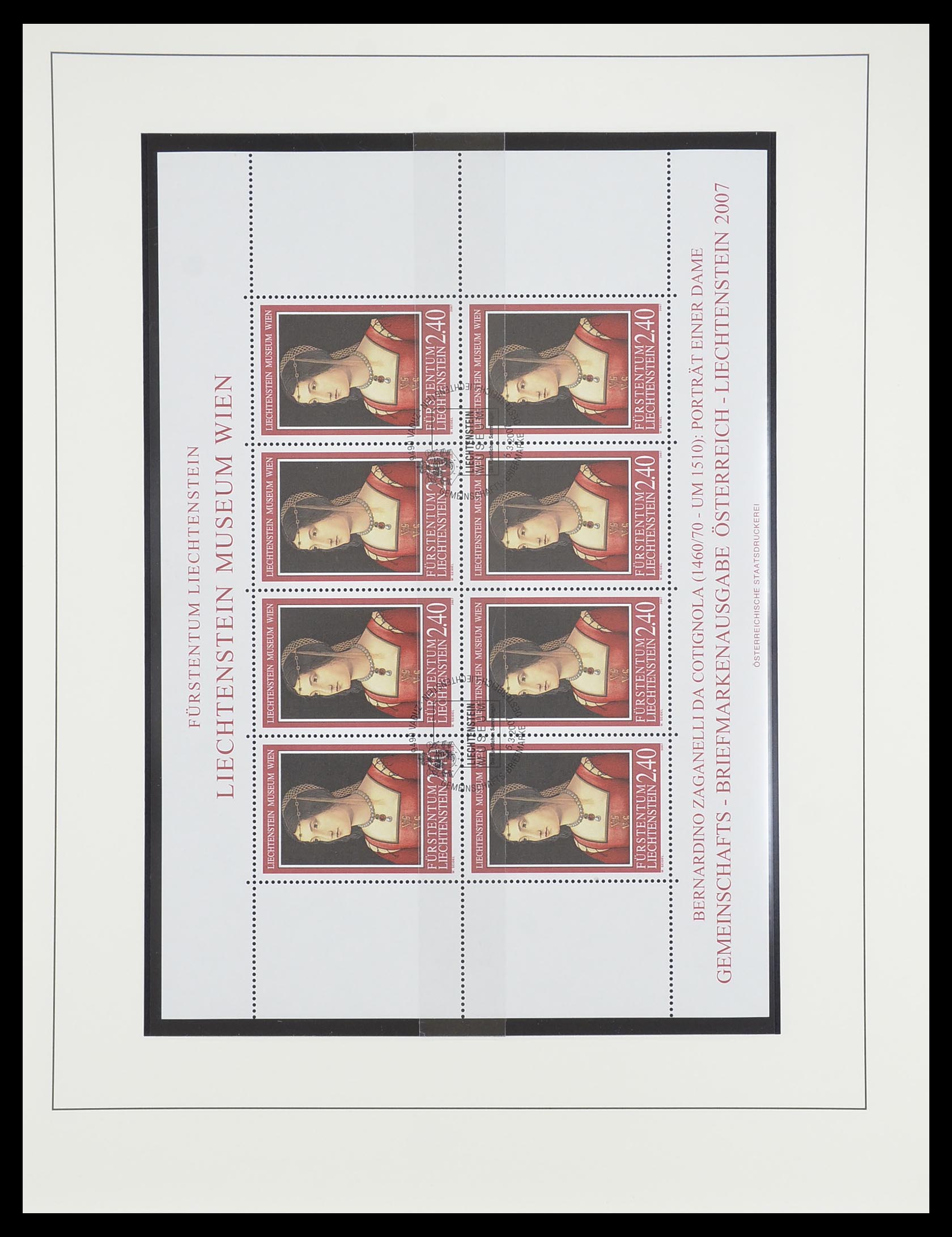 33493 218 - Stamp collection 33493 Liechtenstein 1912-2008.