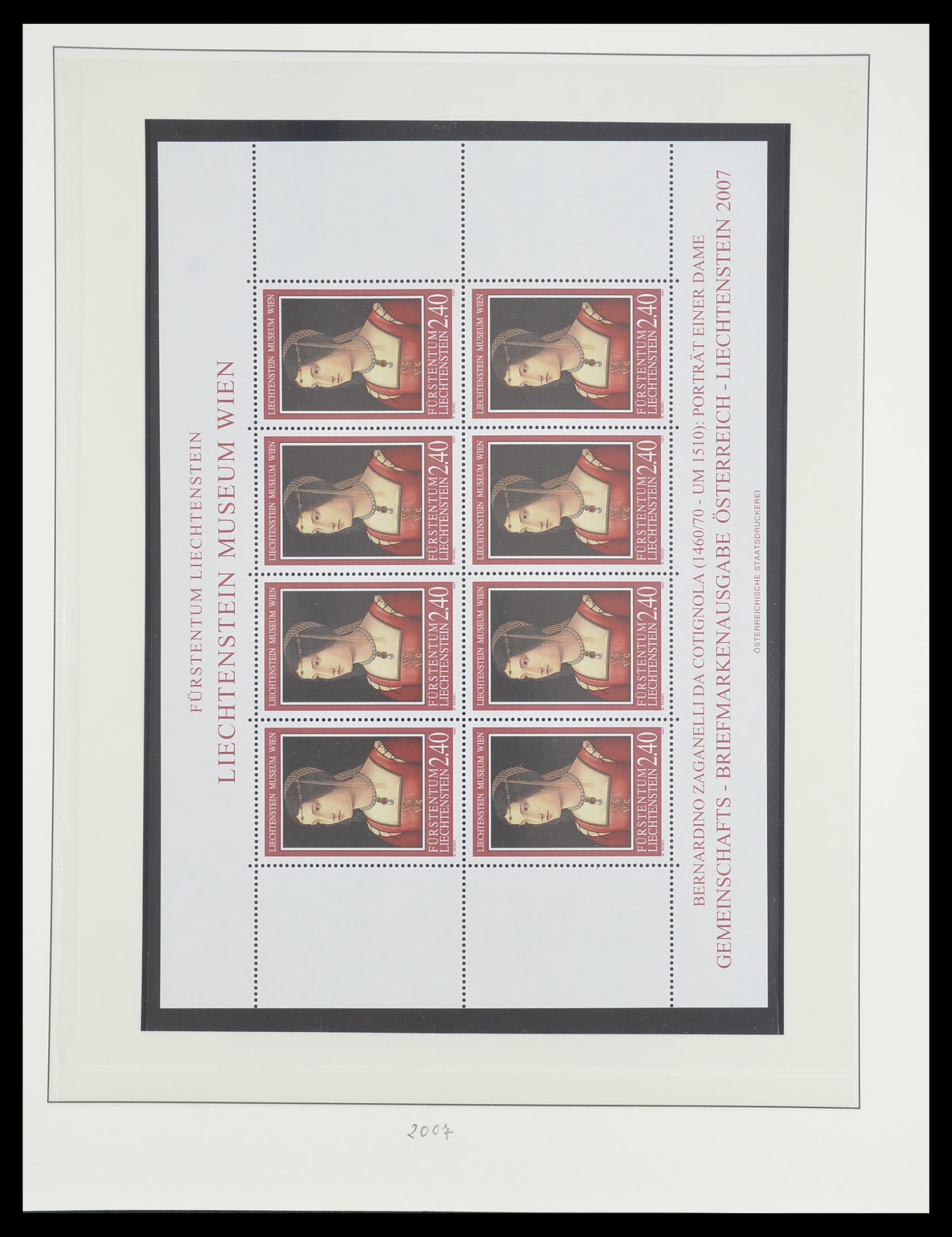 33493 219 - Stamp collection 33493 Liechtenstein 1912-2008.