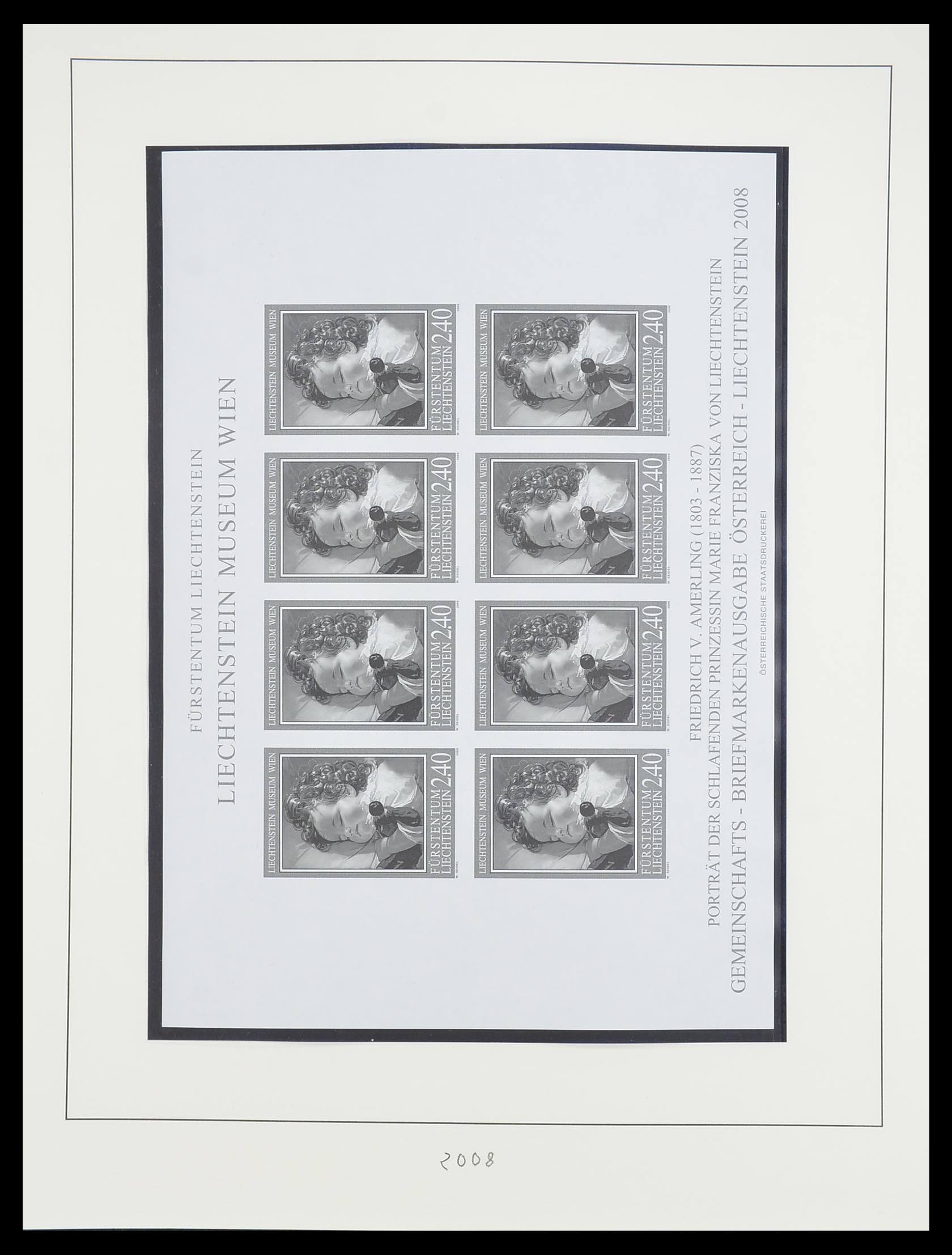 33493 224 - Postzegelverzameling 33493 Liechtenstein 1912-2008.