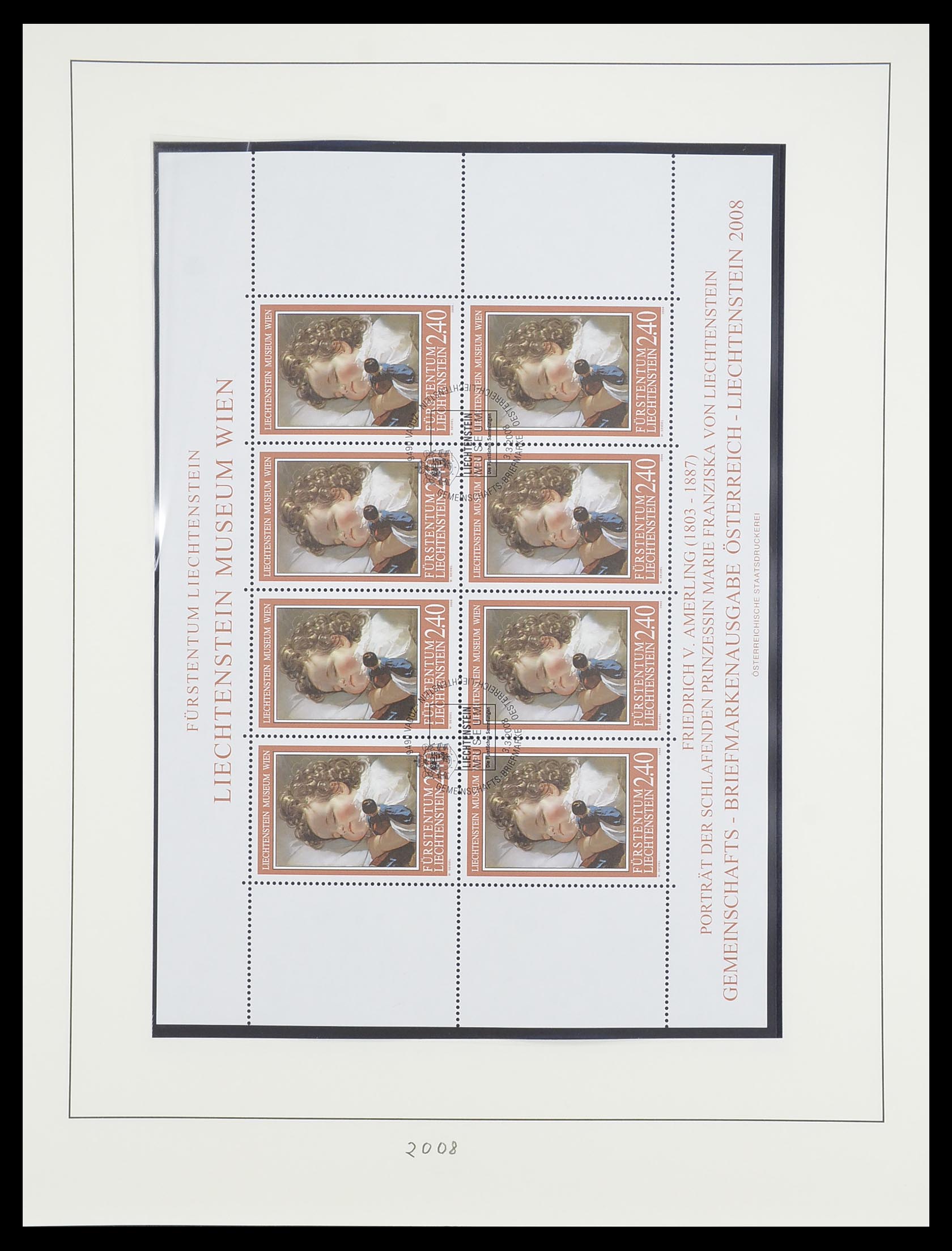33493 226 - Postzegelverzameling 33493 Liechtenstein 1912-2008.