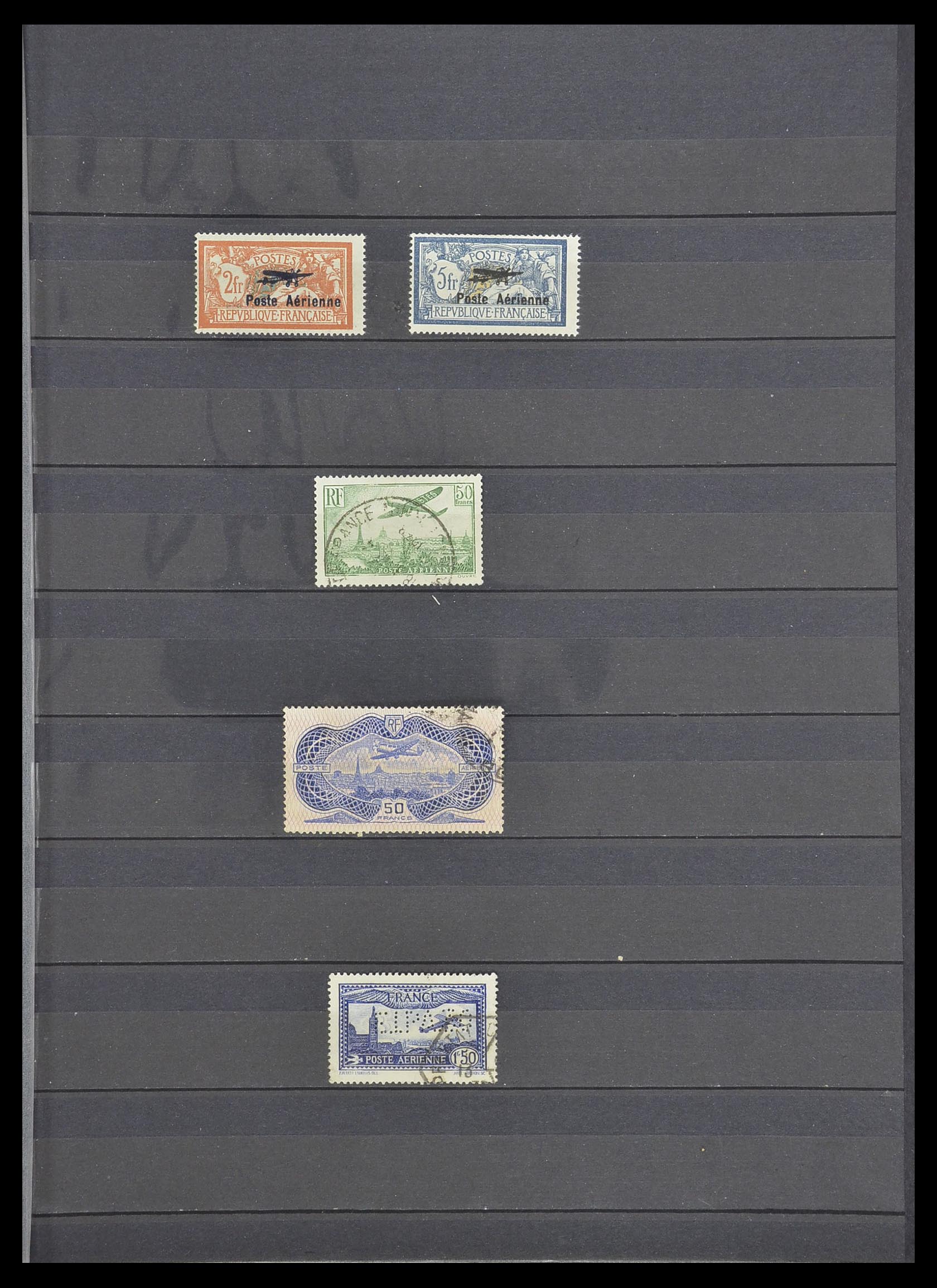 33495 001 - Postzegelverzameling 33495 Frankrijk back of the book 1870-1950.