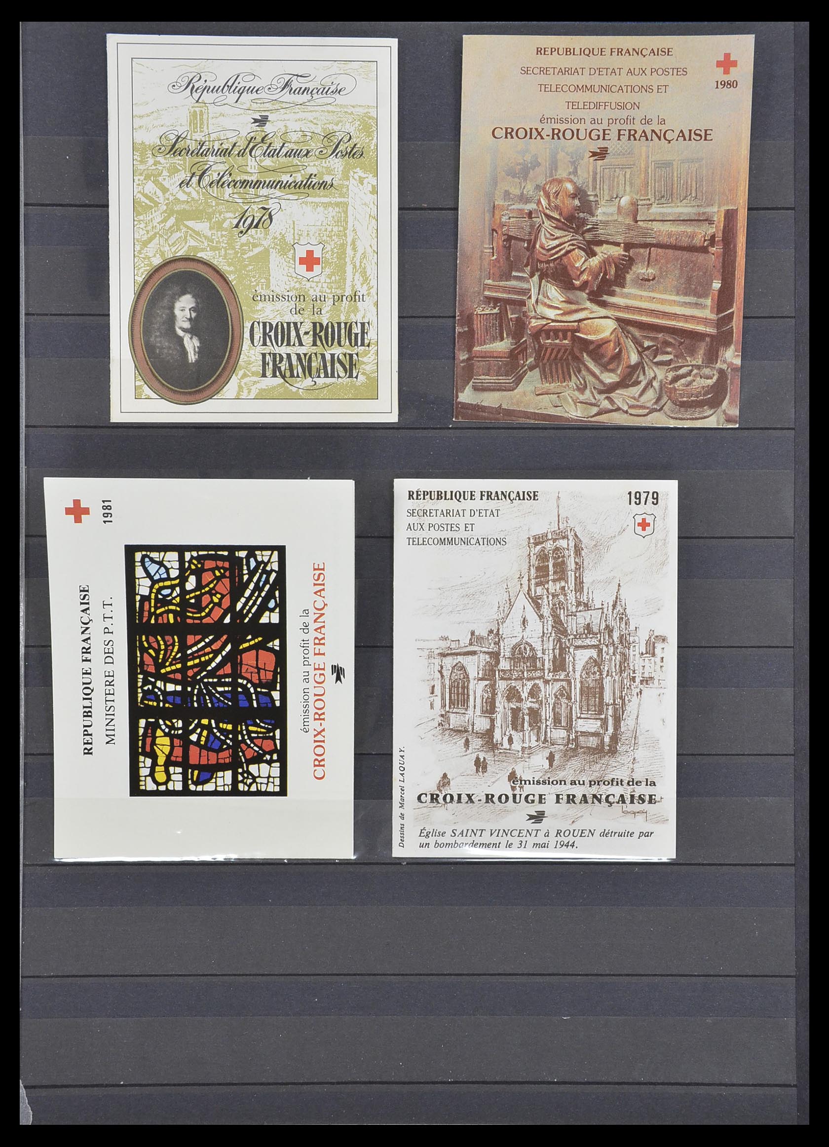 33495 003 - Postzegelverzameling 33495 Frankrijk back of the book 1870-1950.