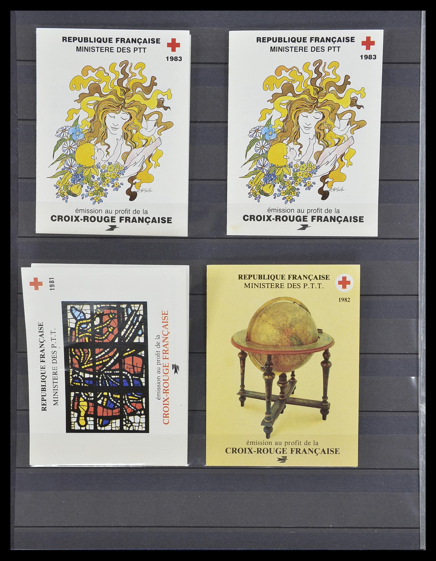 33495 004 - Postzegelverzameling 33495 Frankrijk back of the book 1870-1950.