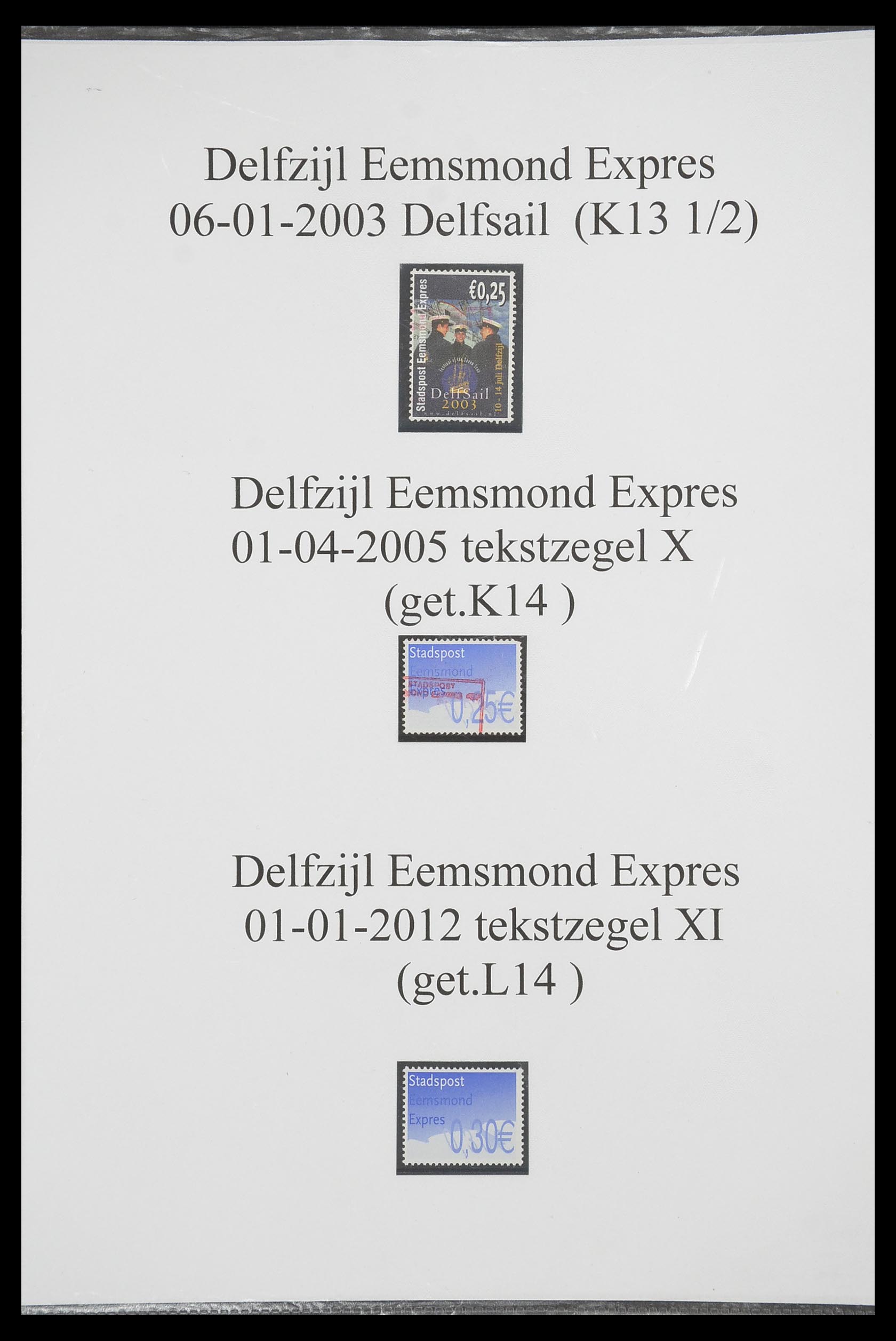 33500 0033 - Postzegelverzameling 33500 Nederland stadspost 1969-2019!!