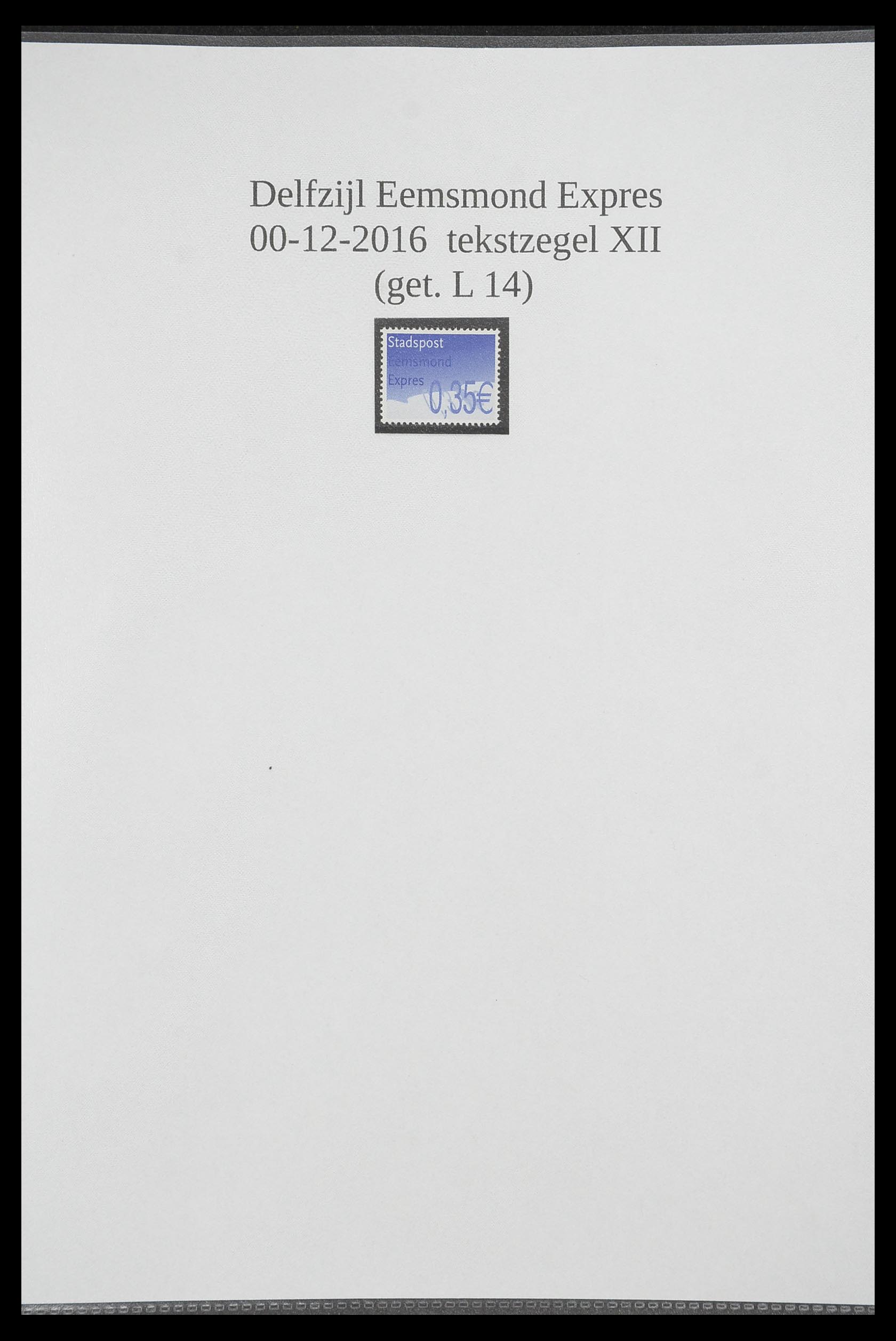 33500 0034 - Postzegelverzameling 33500 Nederland stadspost 1969-2019!!