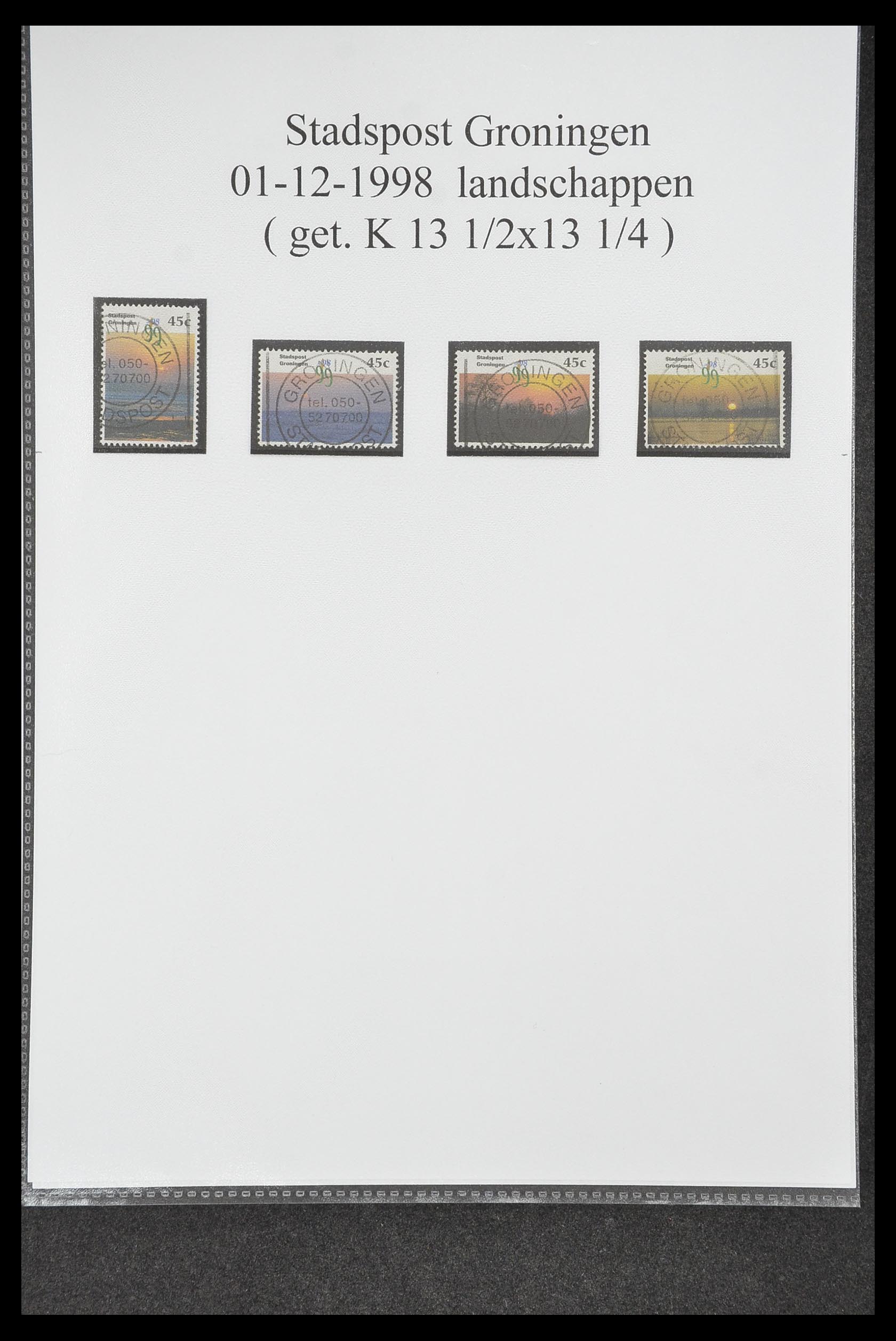 33500 0043 - Postzegelverzameling 33500 Nederland stadspost 1969-2019!!