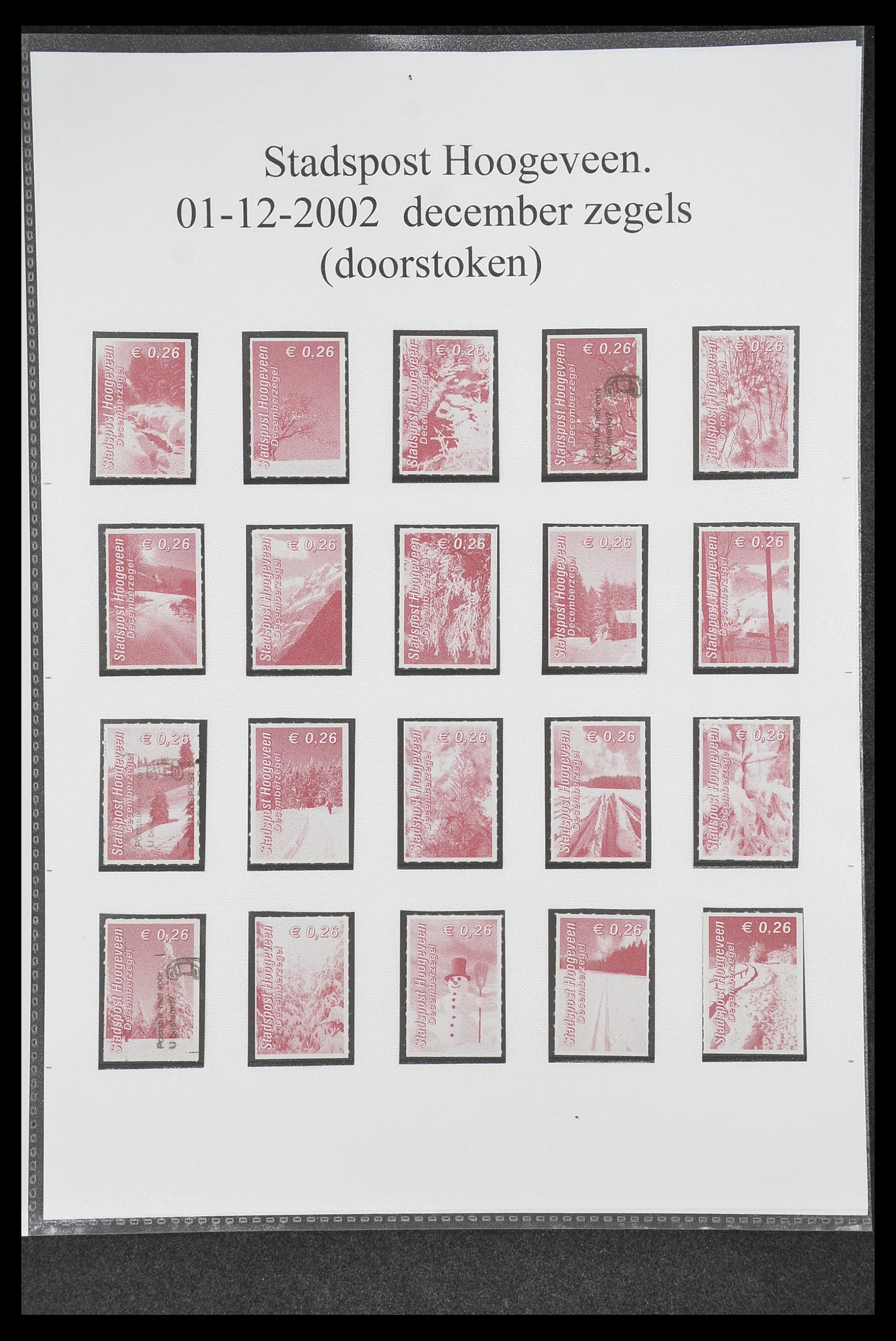 33500 0055 - Postzegelverzameling 33500 Nederland stadspost 1969-2019!!