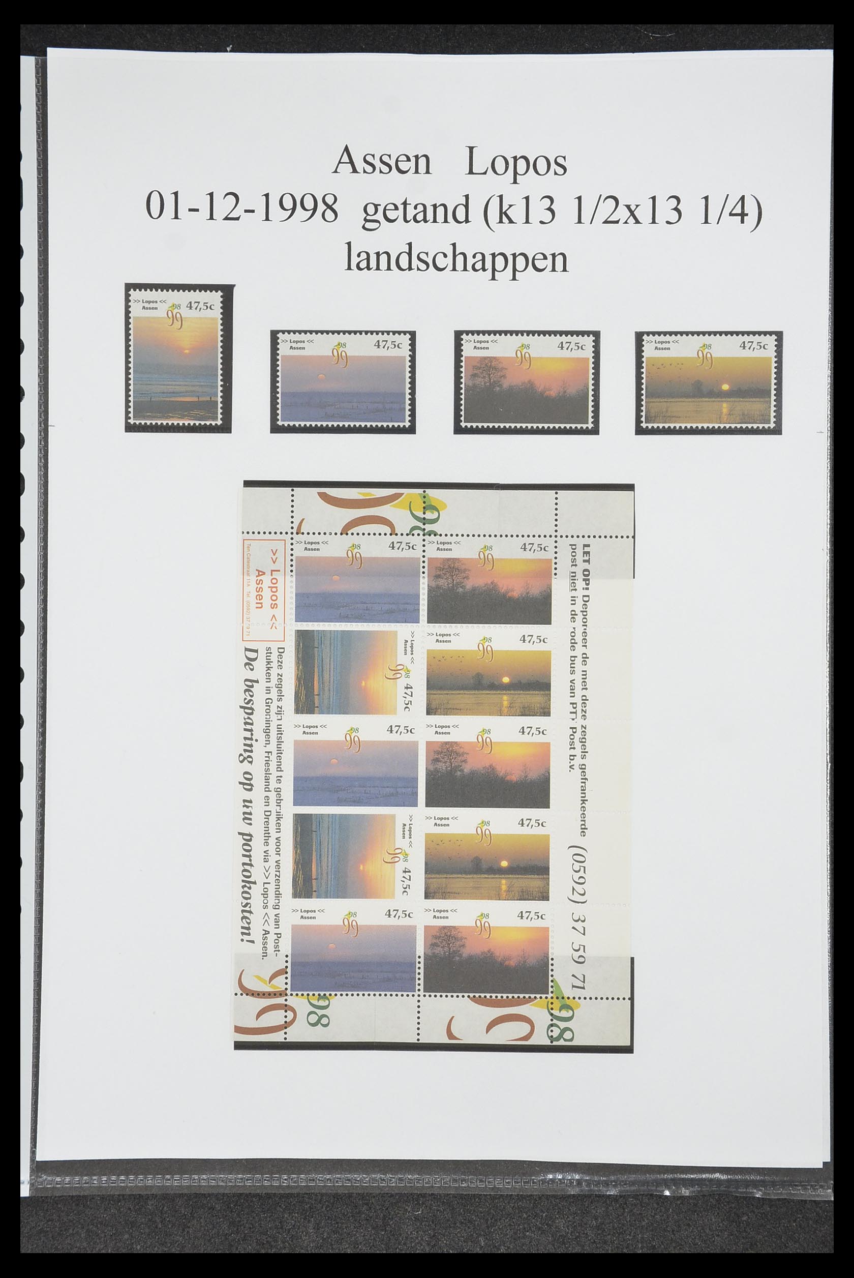 33500 0122 - Postzegelverzameling 33500 Nederland stadspost 1969-2019!!