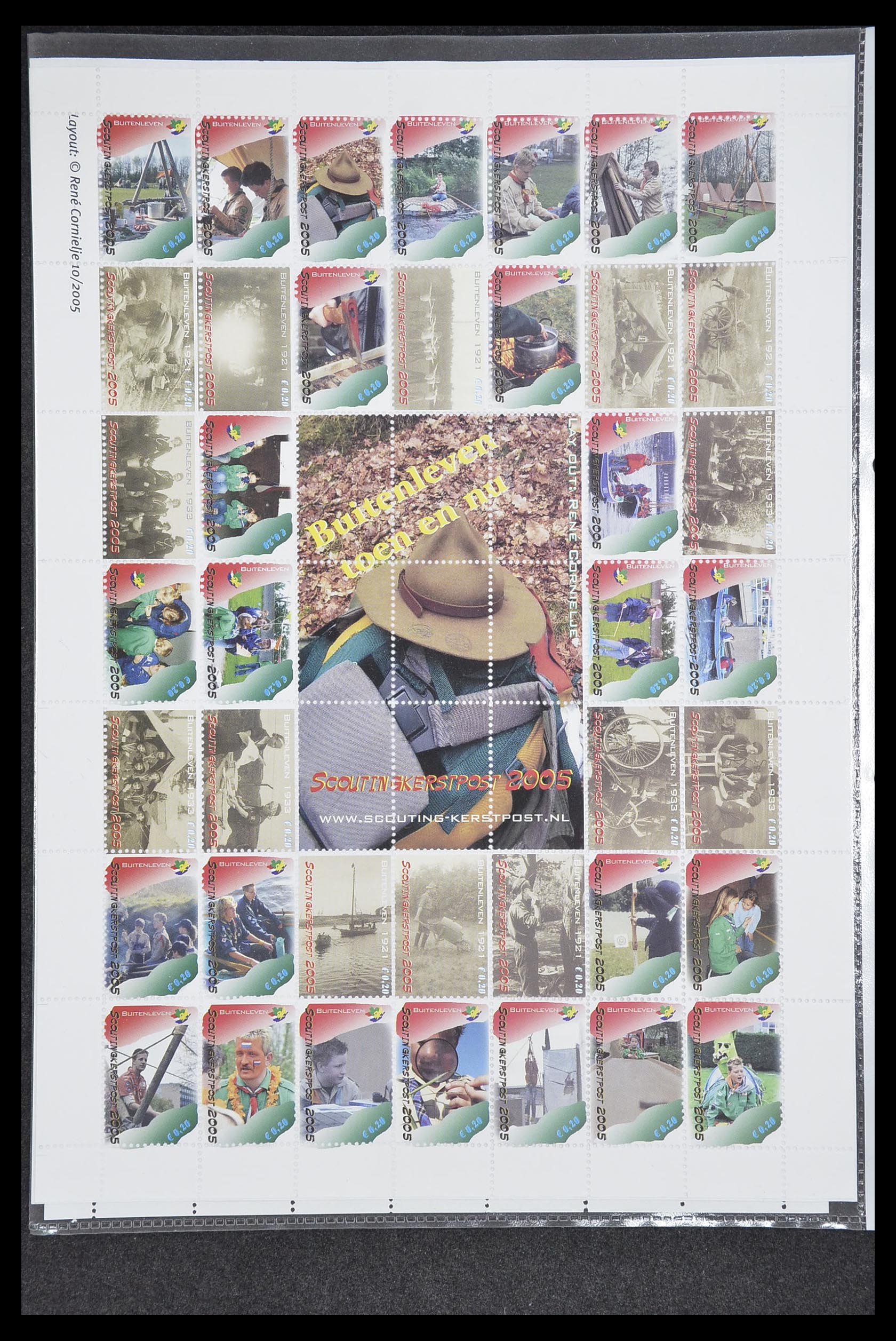 33500 0310 - Postzegelverzameling 33500 Nederland stadspost 1969-2019!!
