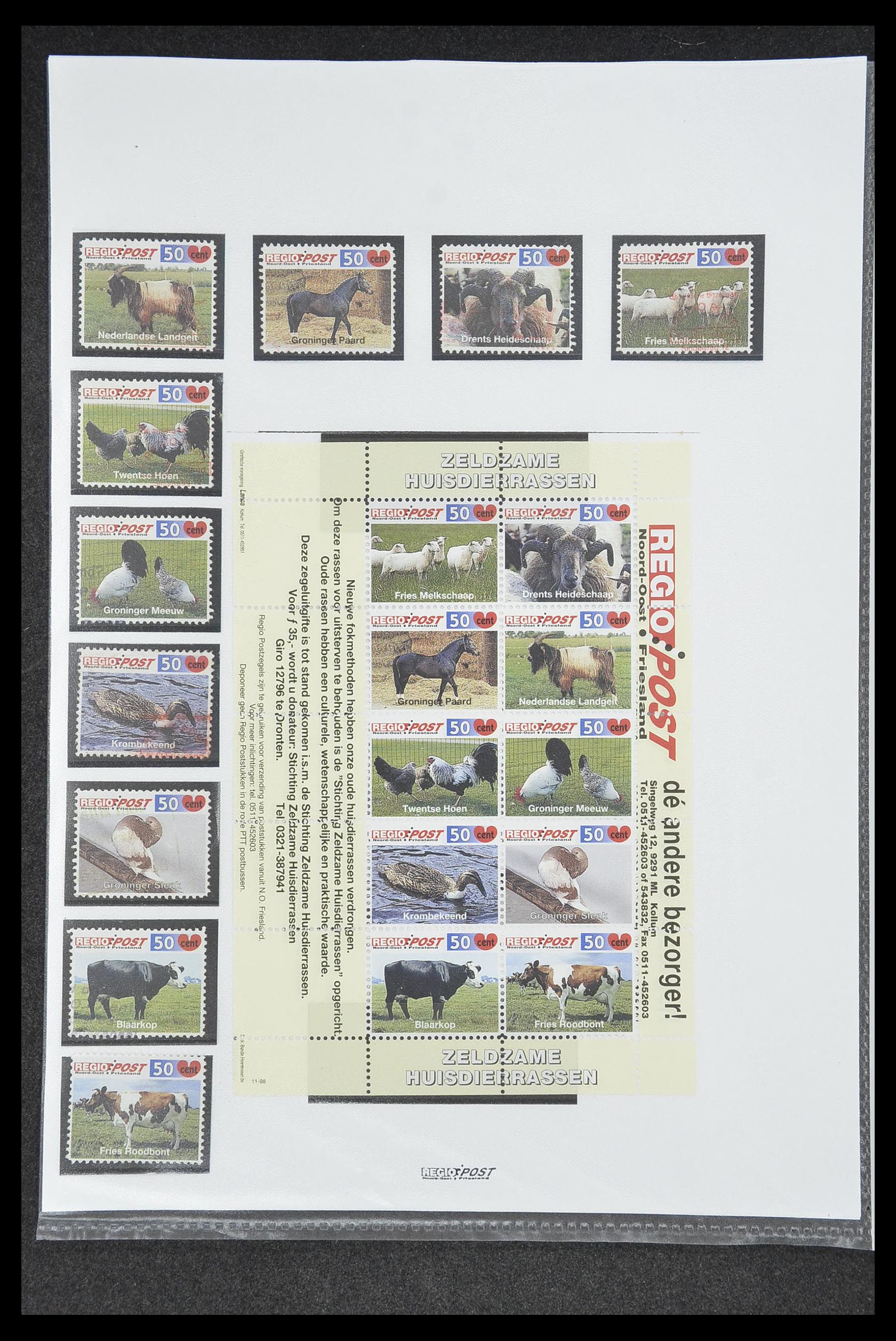 33500 0362 - Postzegelverzameling 33500 Nederland stadspost 1969-2019!!