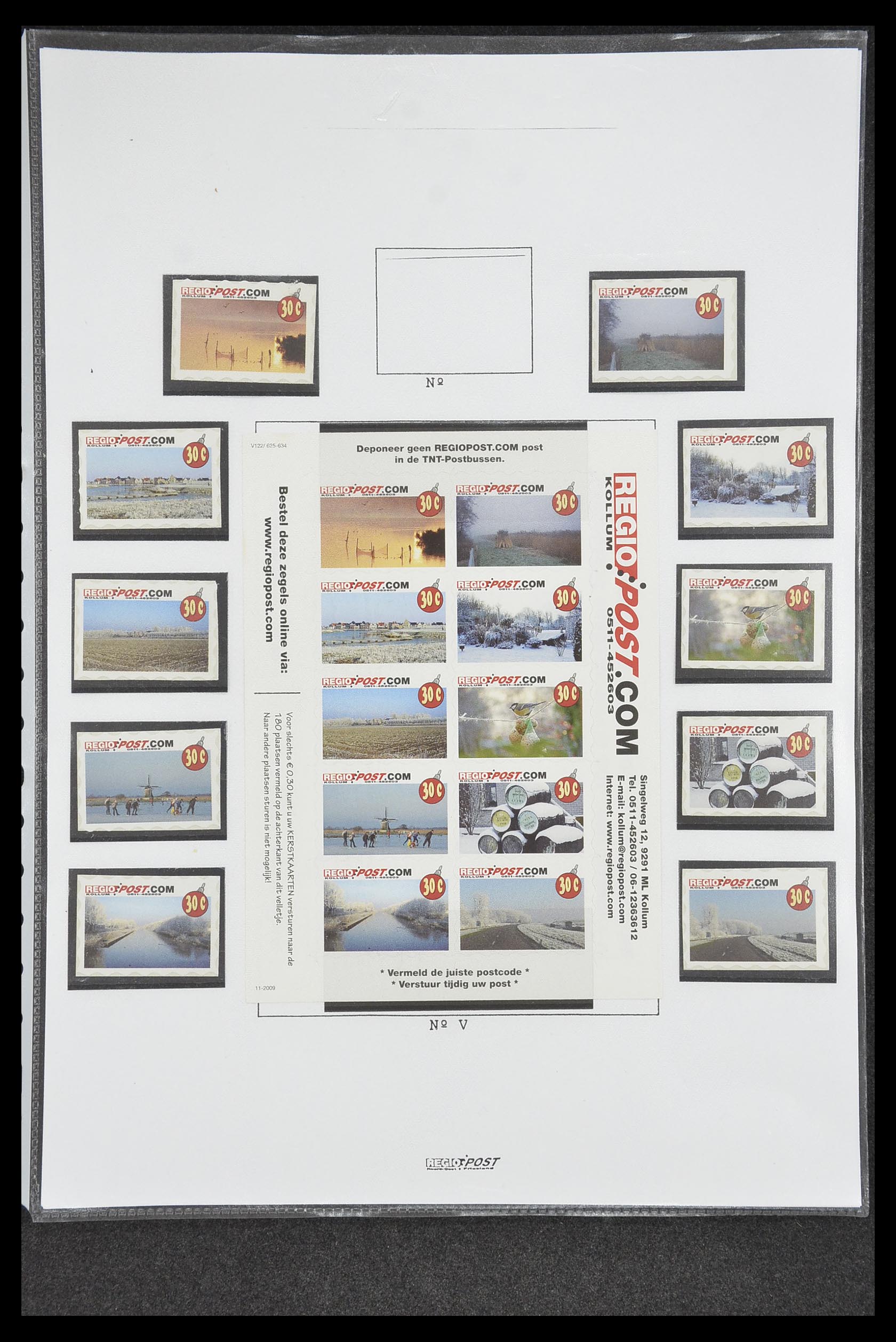 33500 0424 - Postzegelverzameling 33500 Nederland stadspost 1969-2019!!