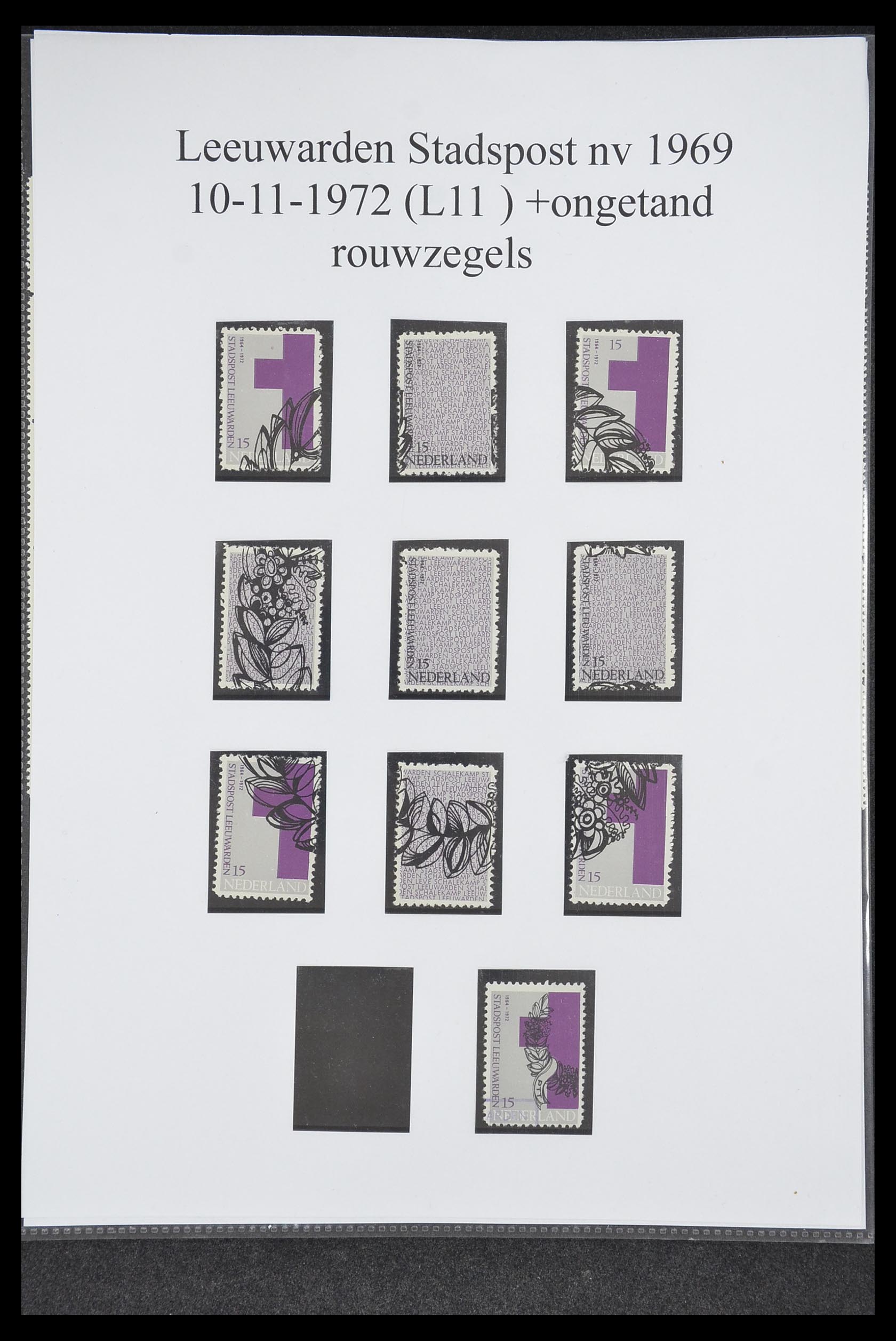 33500 0763 - Postzegelverzameling 33500 Nederland stadspost 1969-2019!!