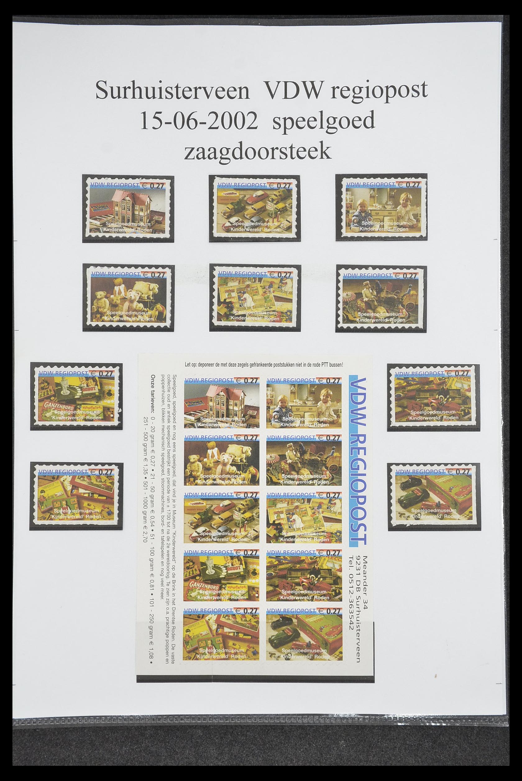 33500 0902 - Postzegelverzameling 33500 Nederland stadspost 1969-2019!!