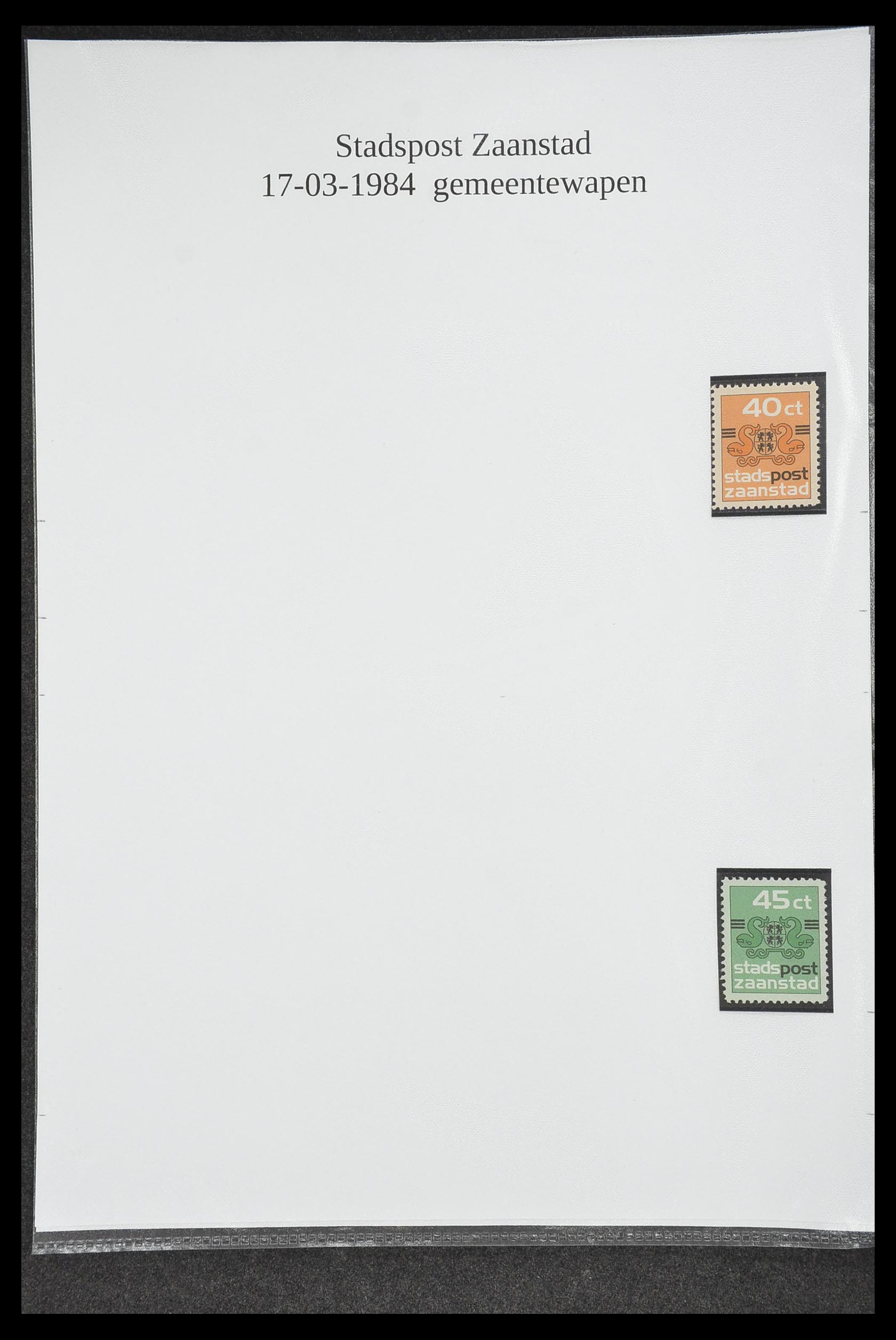 33500 0909 - Postzegelverzameling 33500 Nederland stadspost 1969-2019!!