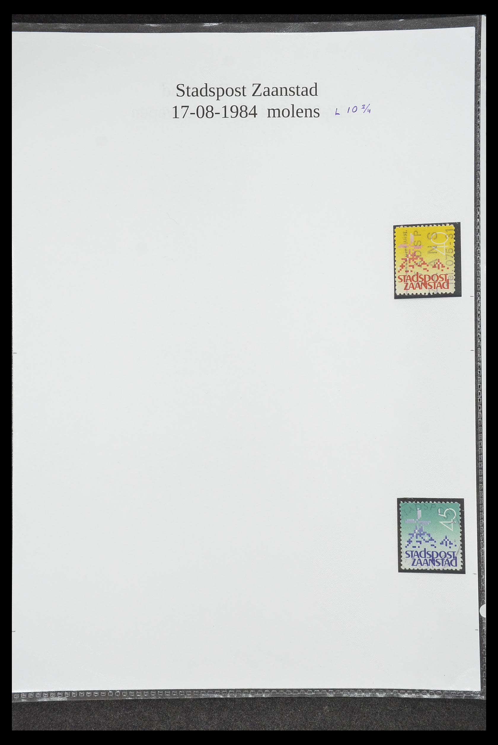 33500 0915 - Postzegelverzameling 33500 Nederland stadspost 1969-2019!!