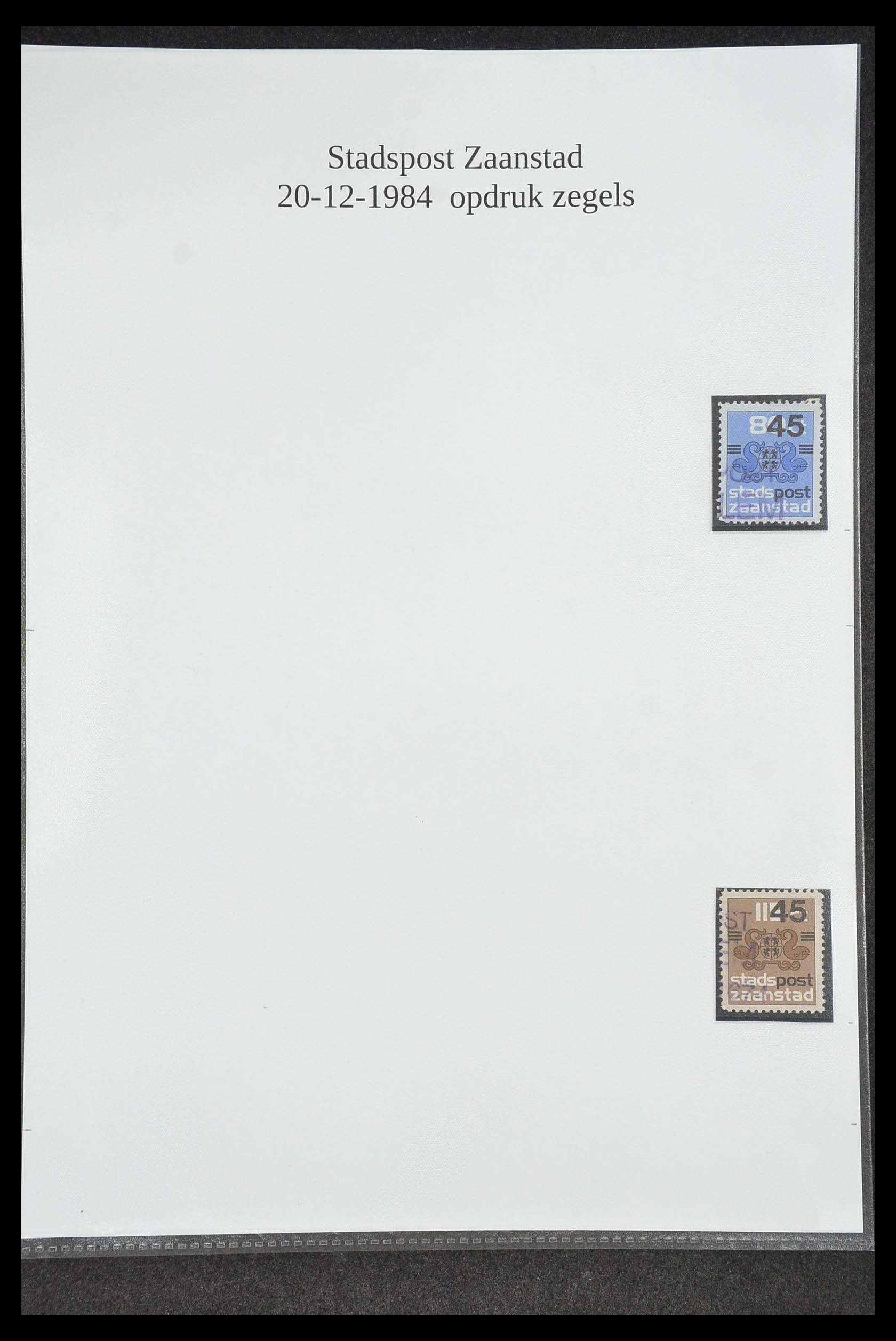 33500 0916 - Postzegelverzameling 33500 Nederland stadspost 1969-2019!!