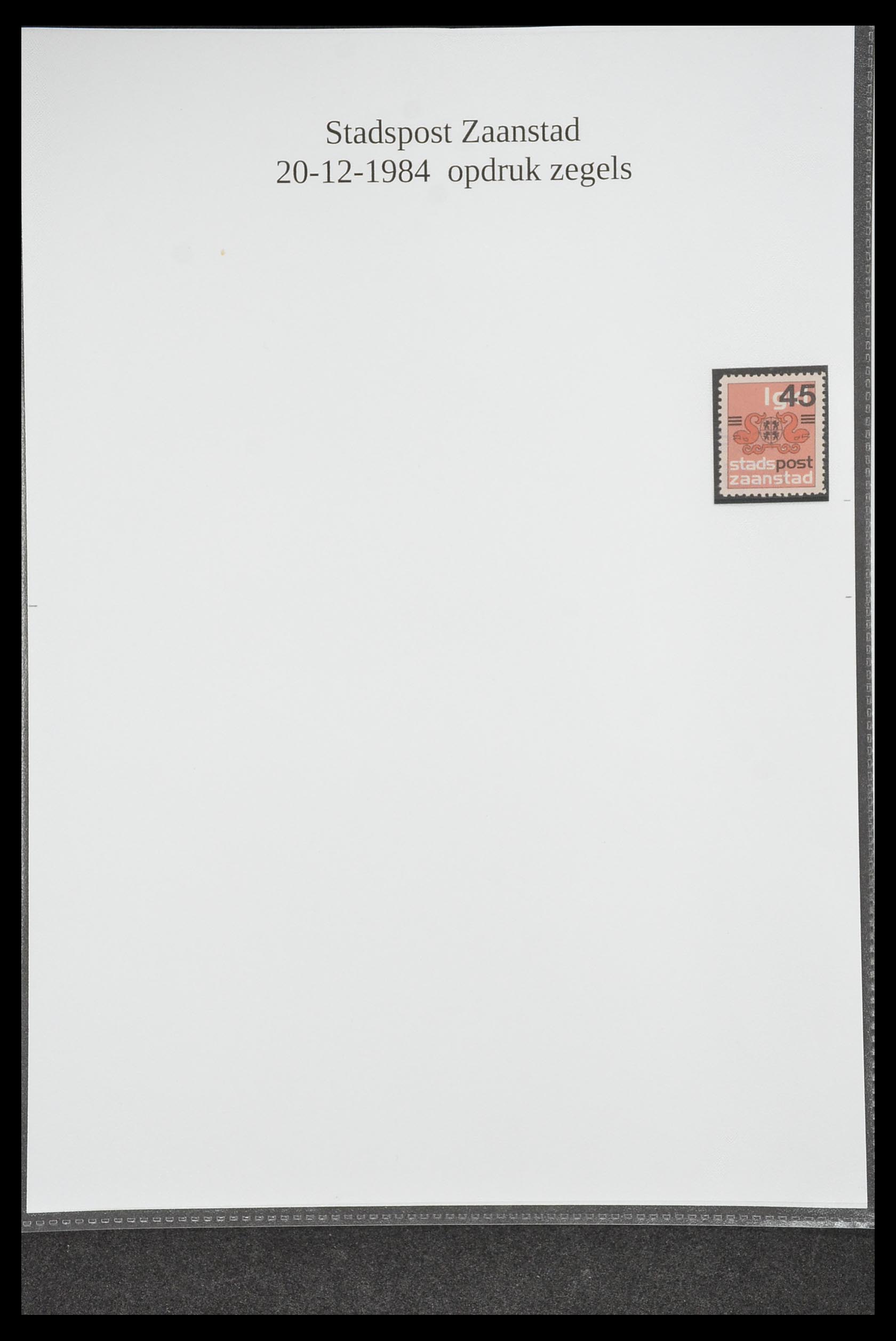 33500 0917 - Postzegelverzameling 33500 Nederland stadspost 1969-2019!!