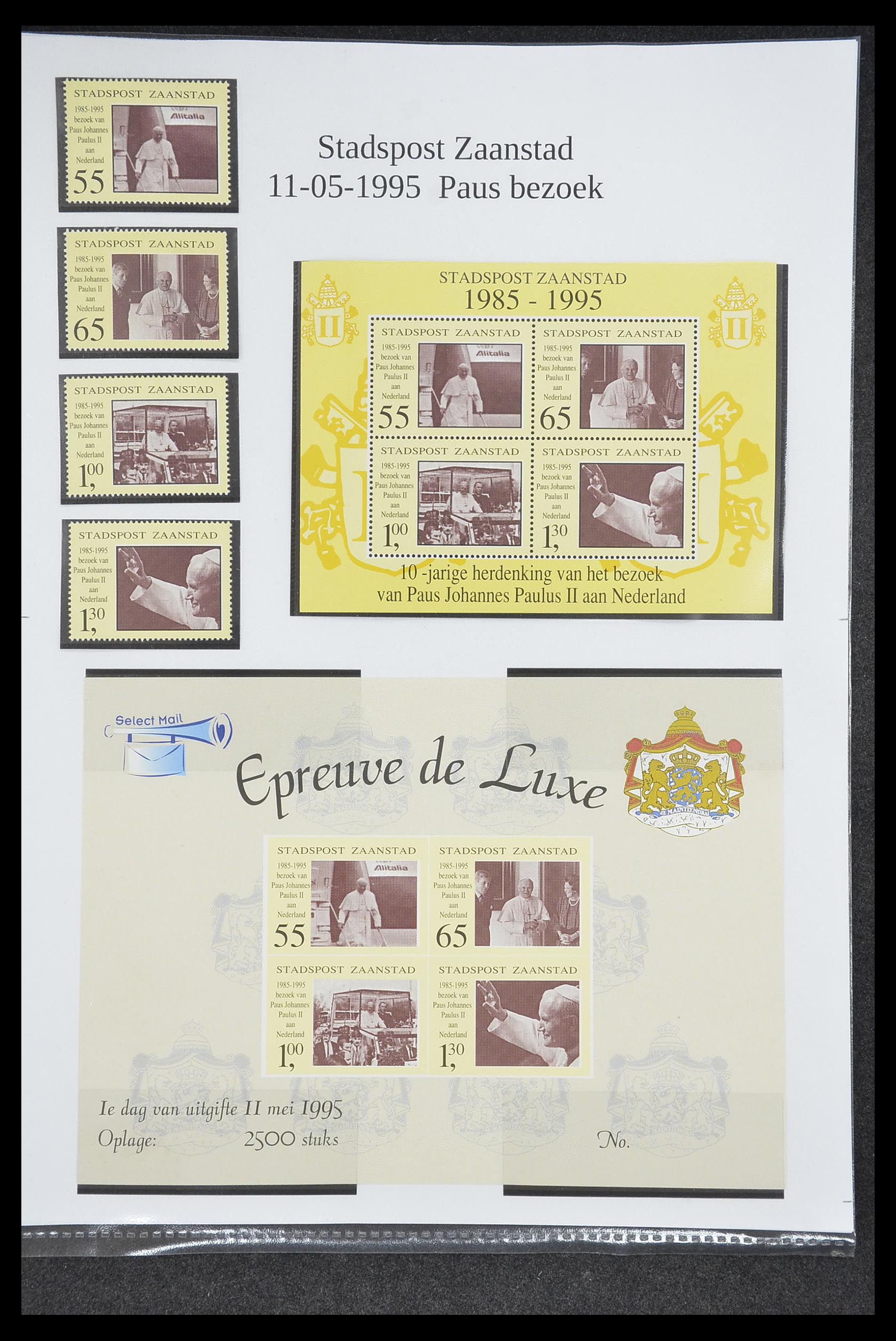 33500 0947 - Postzegelverzameling 33500 Nederland stadspost 1969-2019!!