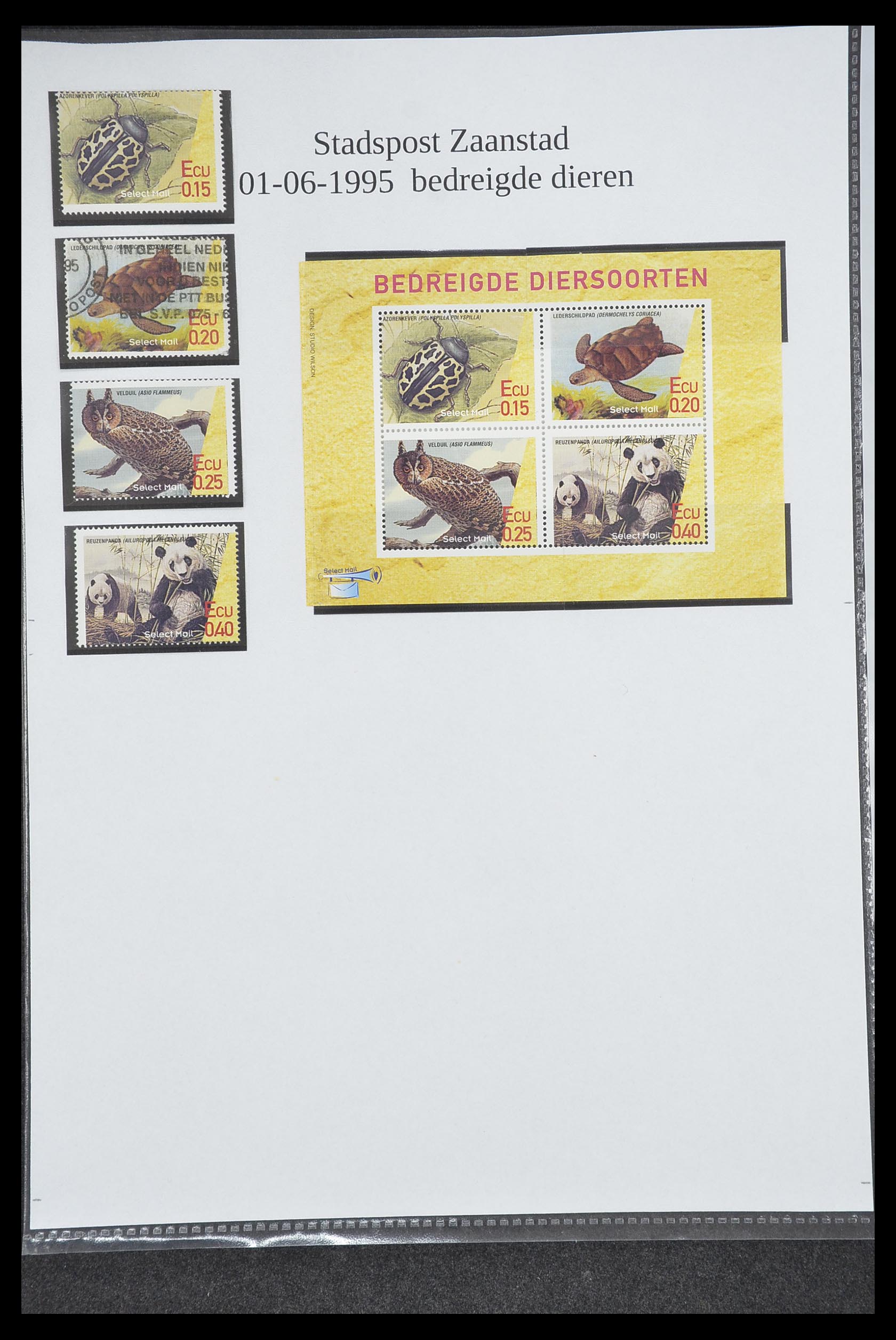 33500 0950 - Postzegelverzameling 33500 Nederland stadspost 1969-2019!!