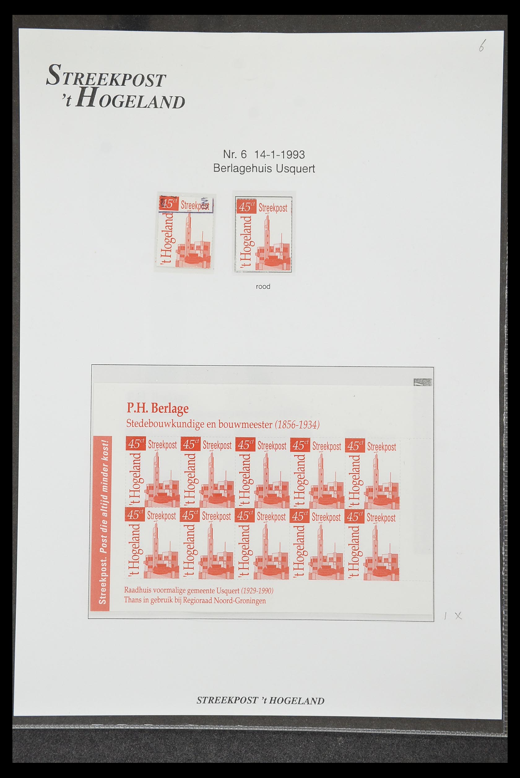 33500 1037 - Postzegelverzameling 33500 Nederland stadspost 1969-2019!!