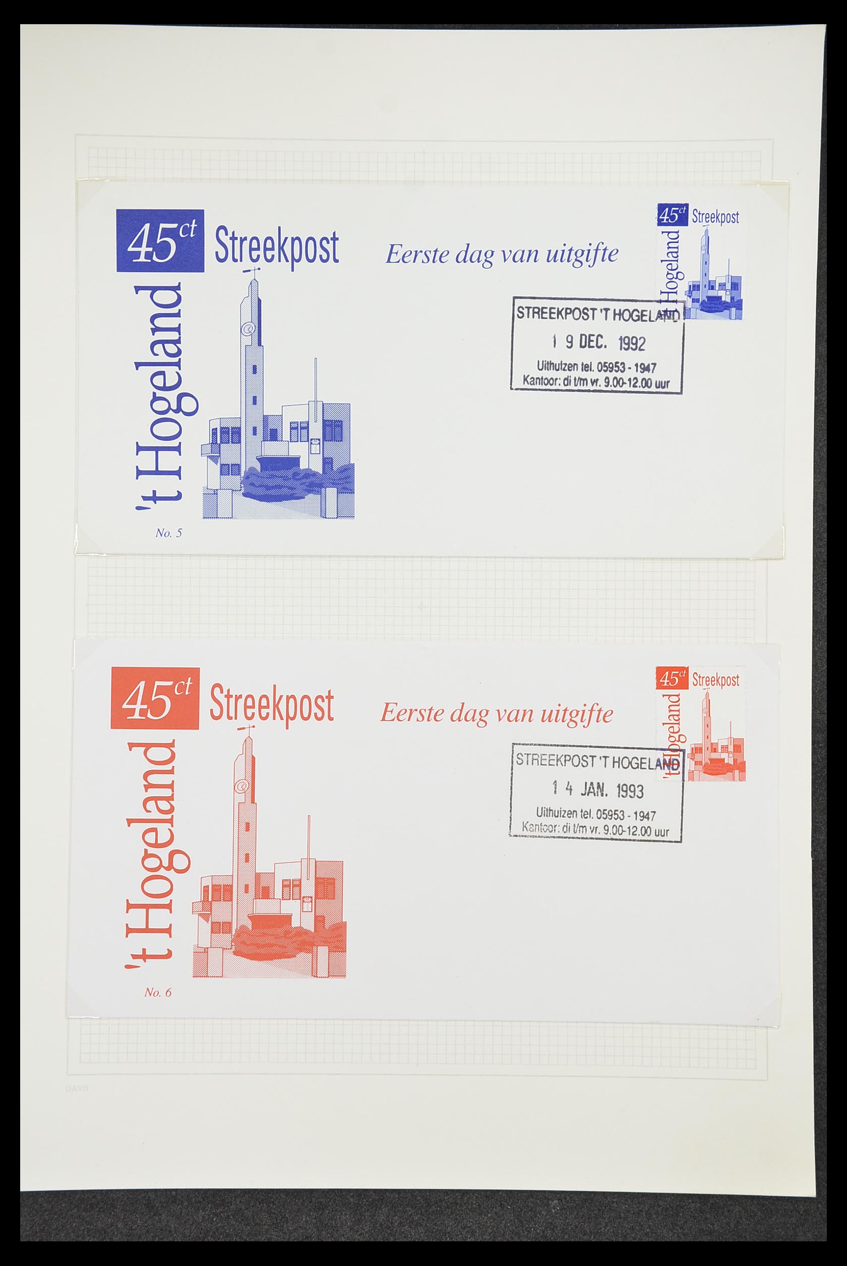 33500 1038 - Postzegelverzameling 33500 Nederland stadspost 1969-2019!!