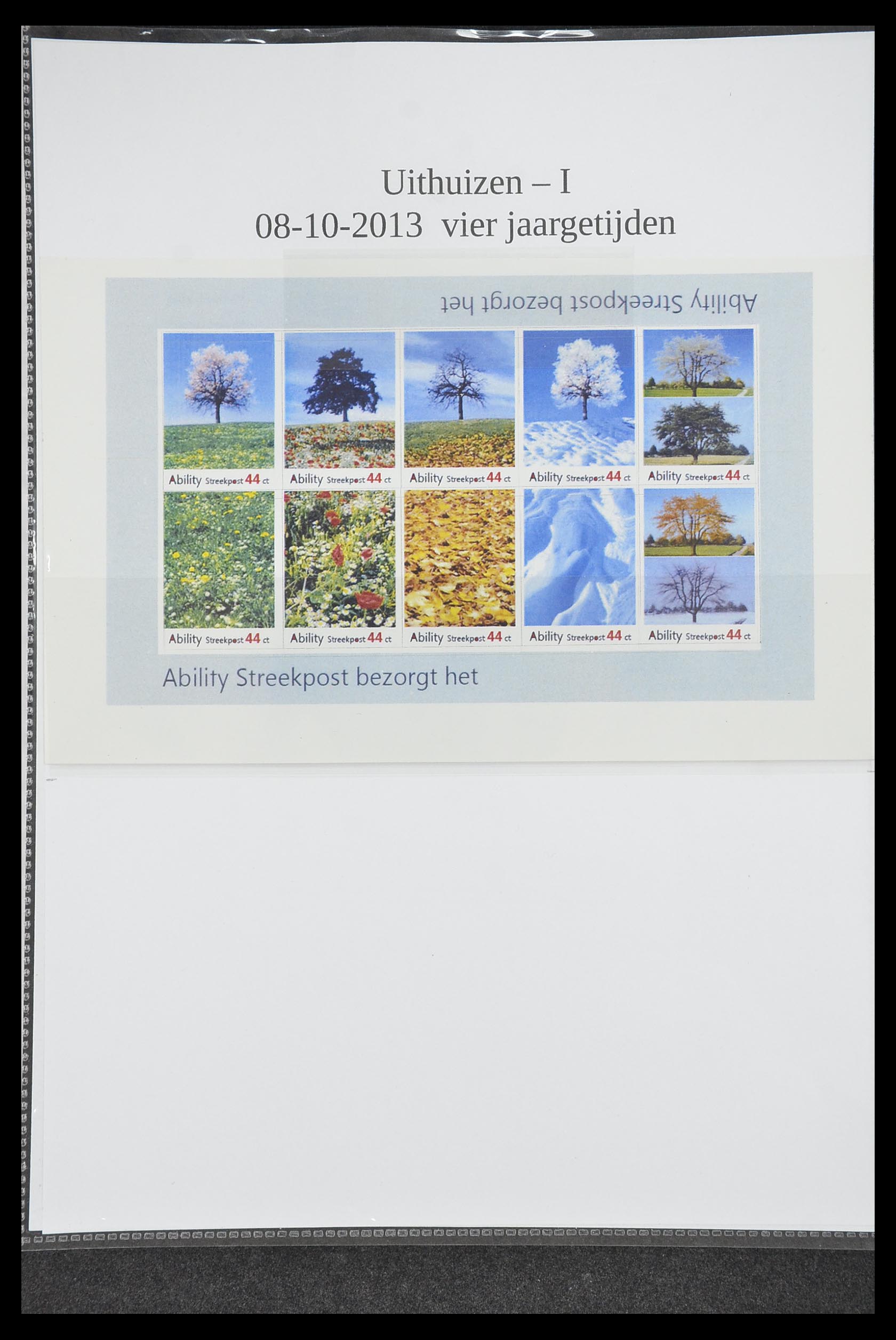 33500 1101 - Postzegelverzameling 33500 Nederland stadspost 1969-2019!!