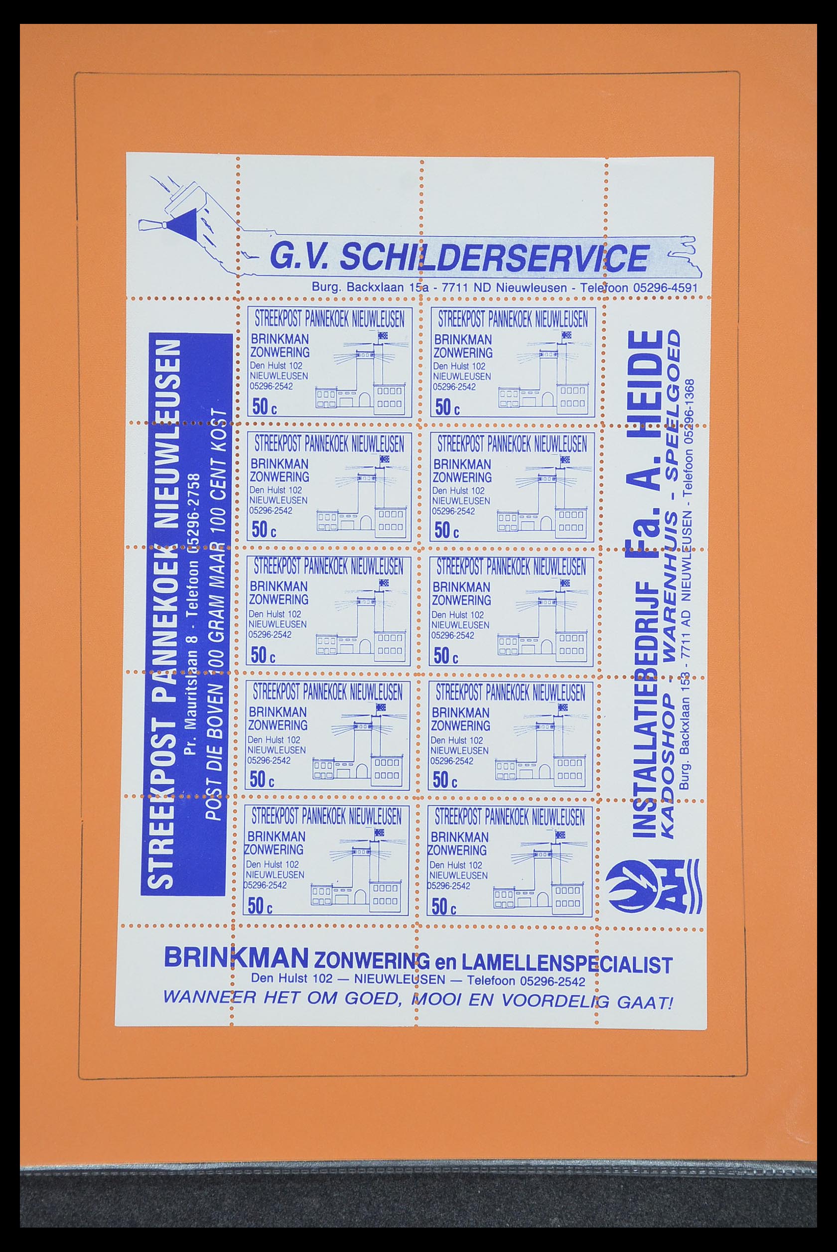 33500 1132 - Postzegelverzameling 33500 Nederland stadspost 1969-2019!!