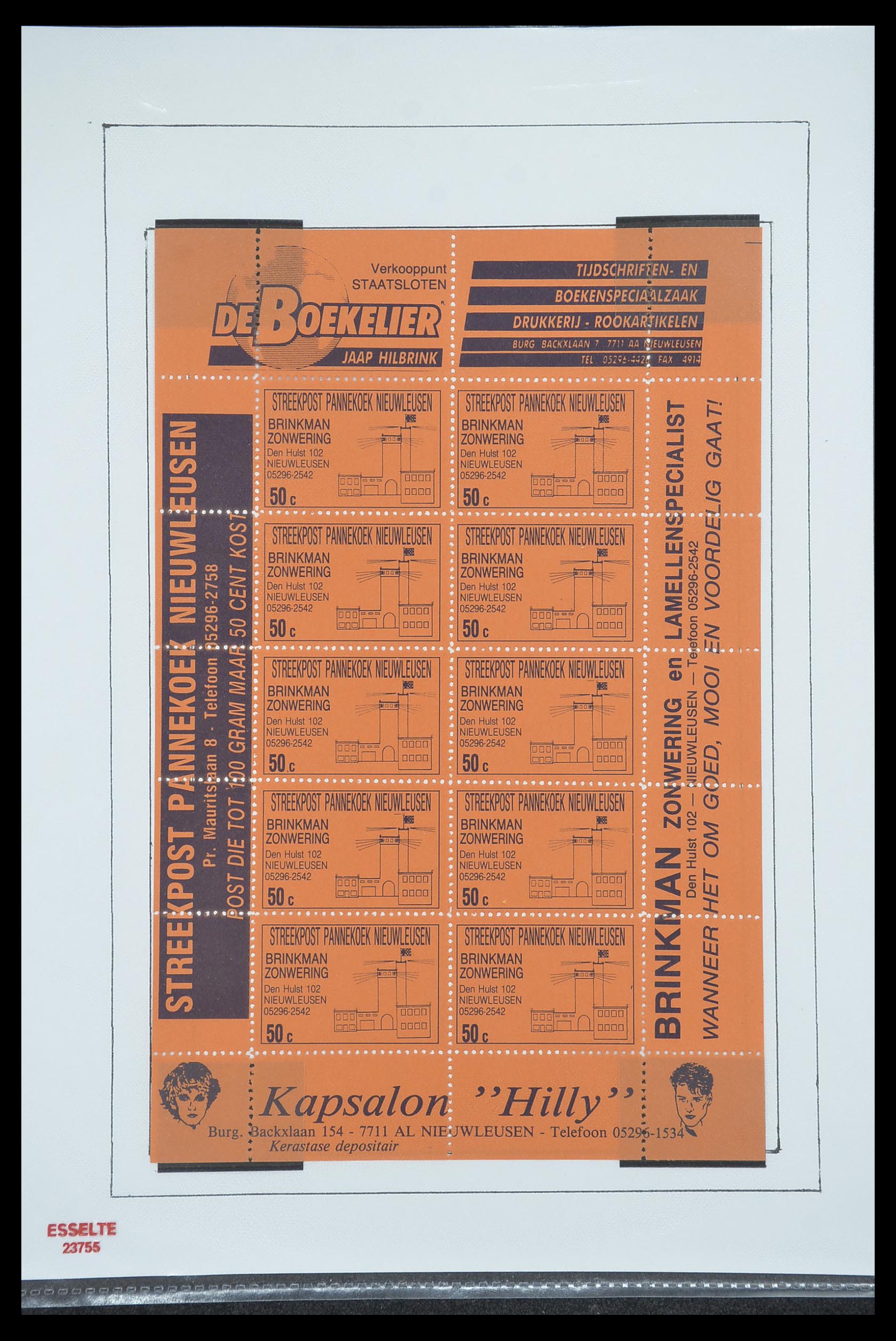 33500 1137 - Postzegelverzameling 33500 Nederland stadspost 1969-2019!!