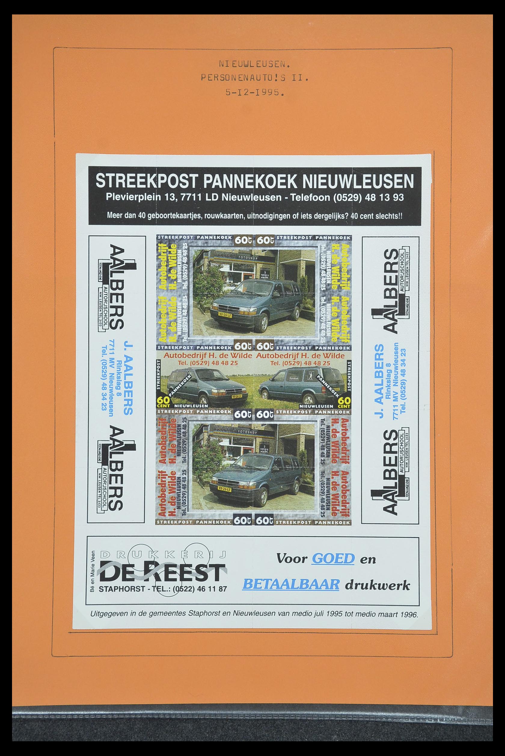 33500 1168 - Postzegelverzameling 33500 Nederland stadspost 1969-2019!!