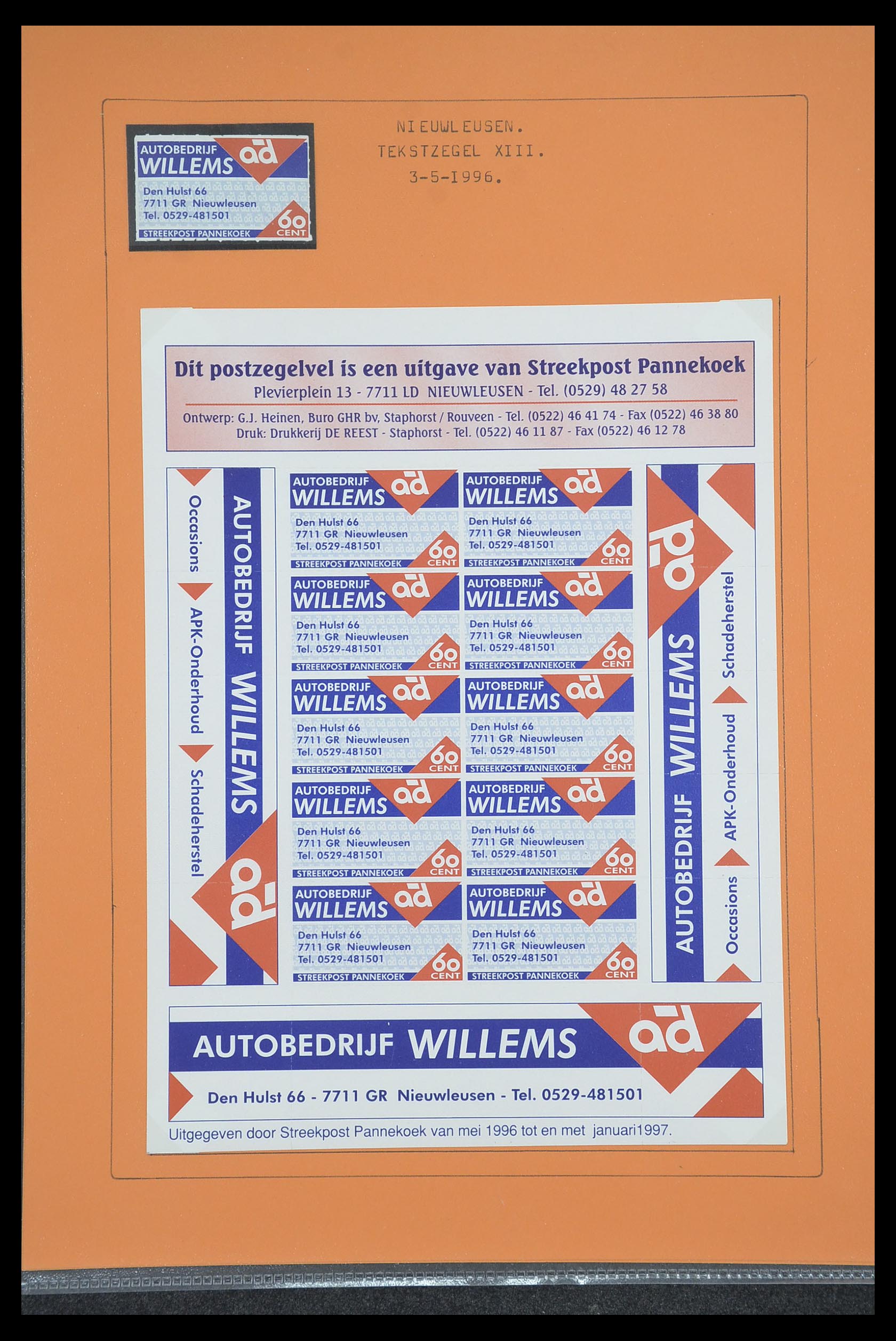 33500 1179 - Postzegelverzameling 33500 Nederland stadspost 1969-2019!!