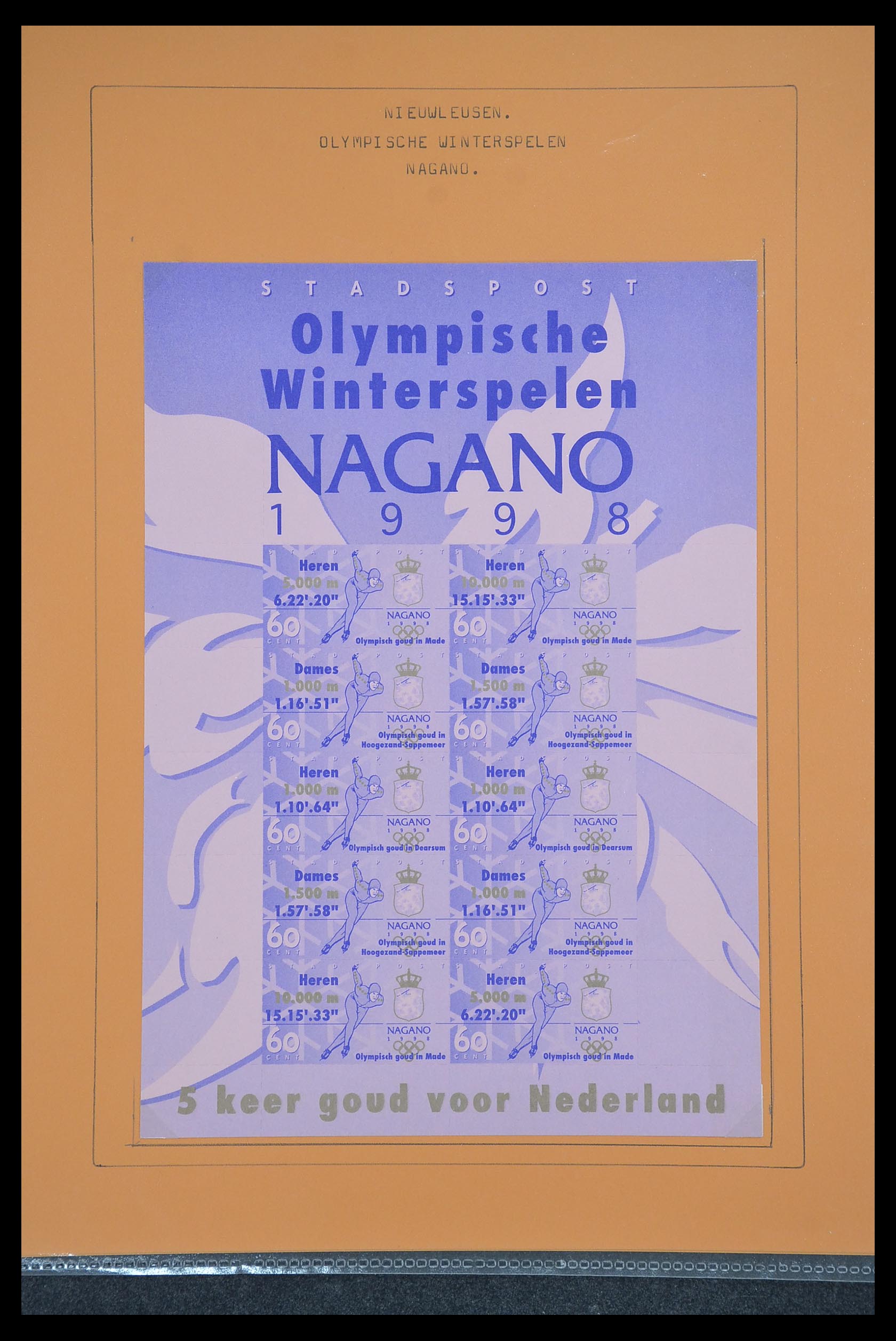 33500 1209 - Postzegelverzameling 33500 Nederland stadspost 1969-2019!!