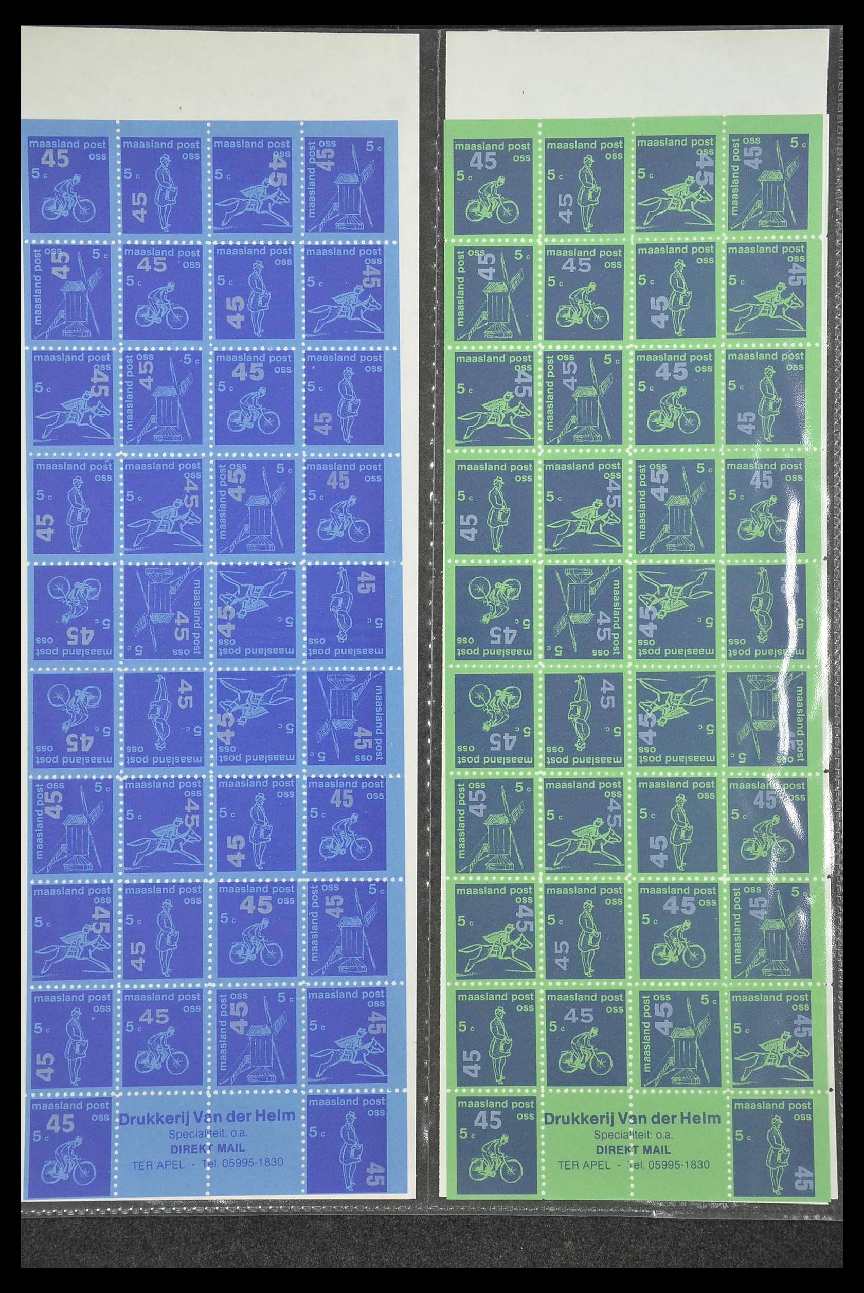 33500 1252 - Postzegelverzameling 33500 Nederland stadspost 1969-2019!!