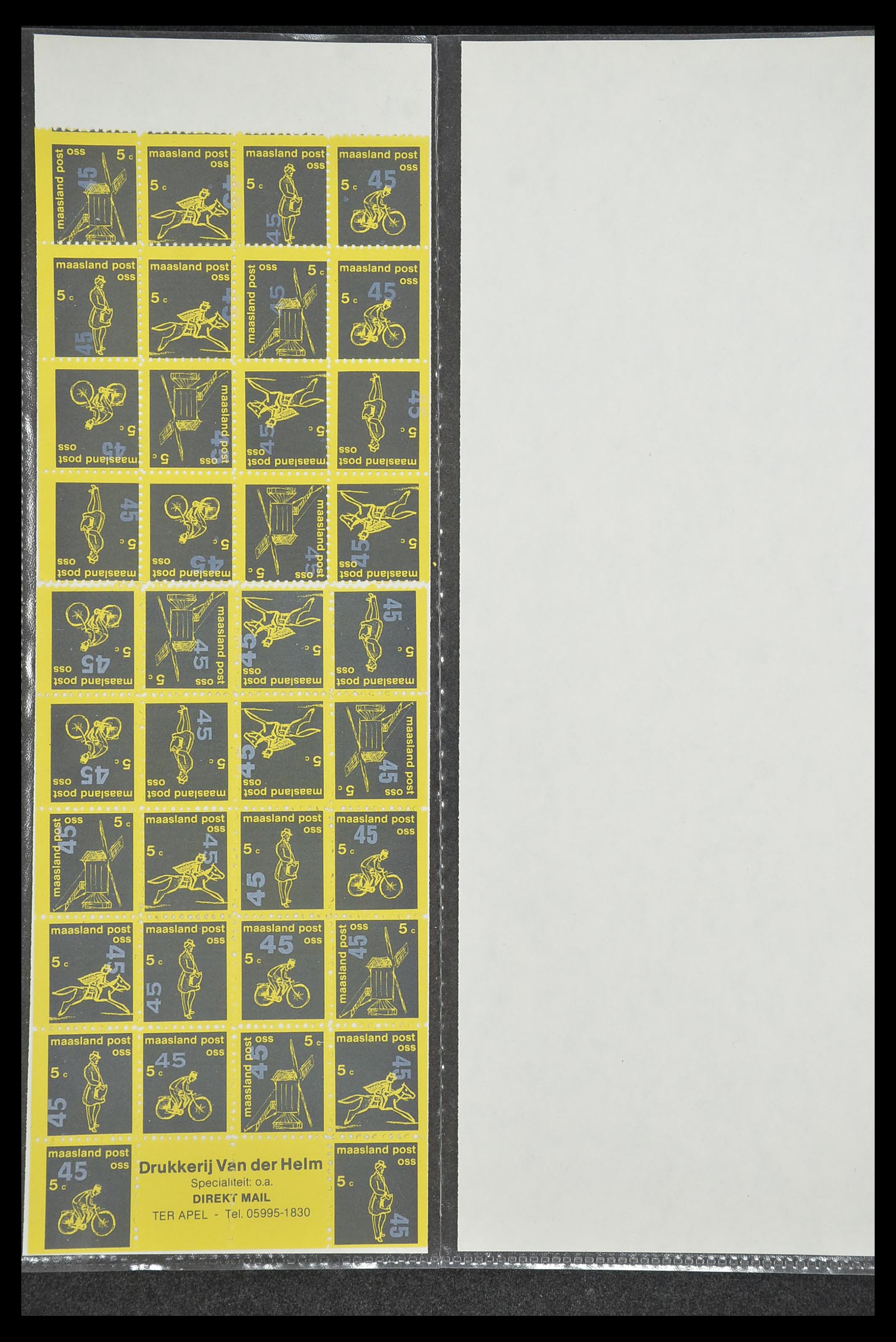 33500 1253 - Postzegelverzameling 33500 Nederland stadspost 1969-2019!!