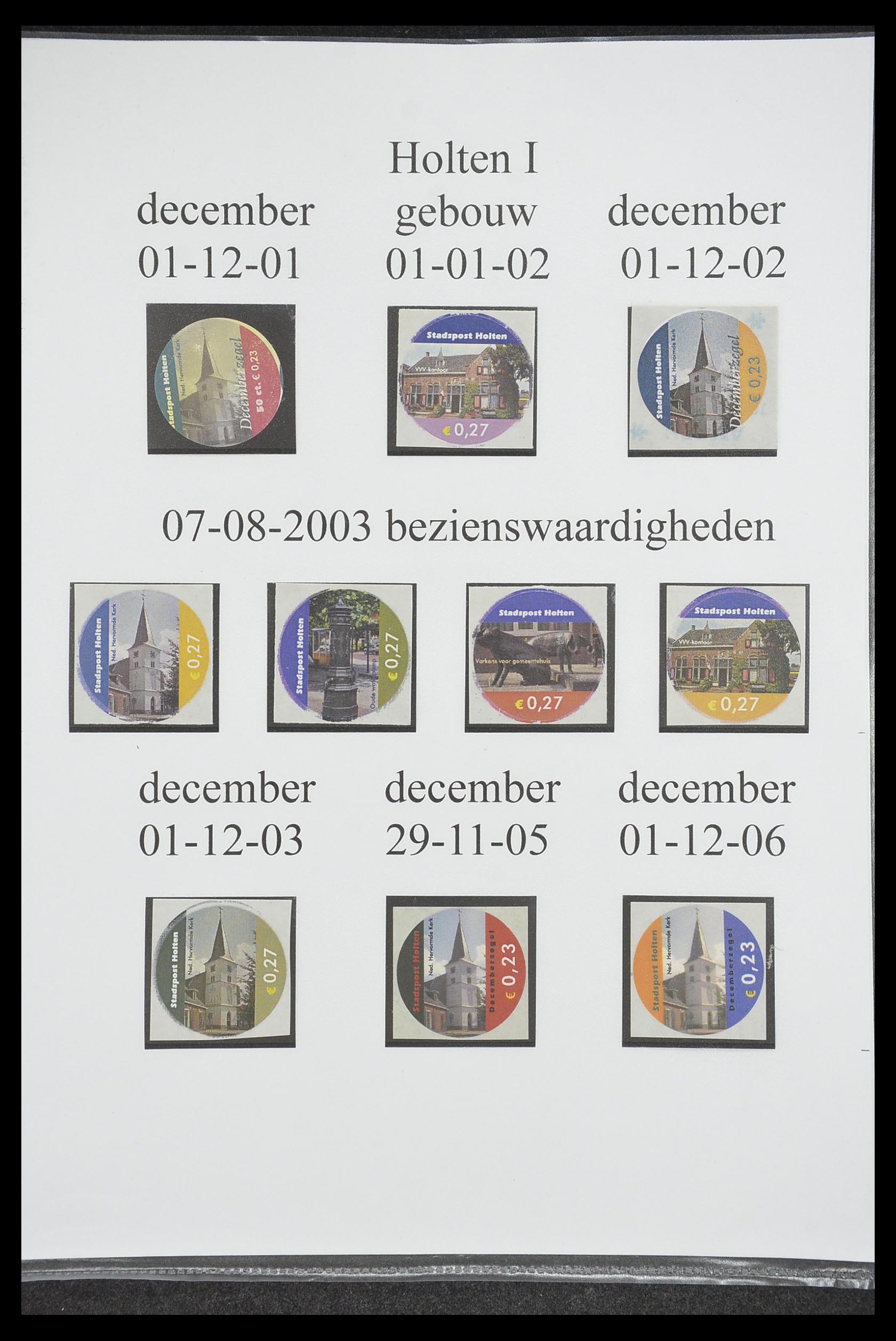 33500 1294 - Postzegelverzameling 33500 Nederland stadspost 1969-2019!!