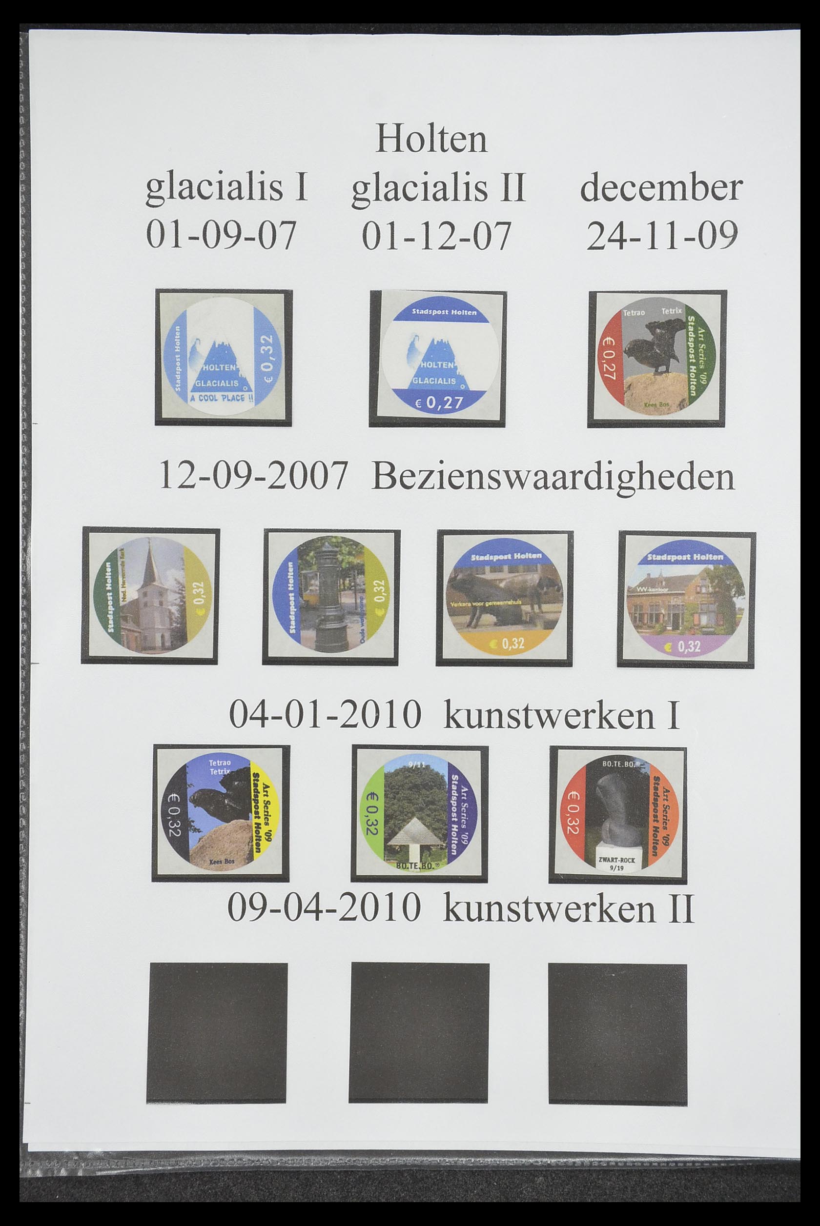 33500 1295 - Postzegelverzameling 33500 Nederland stadspost 1969-2019!!