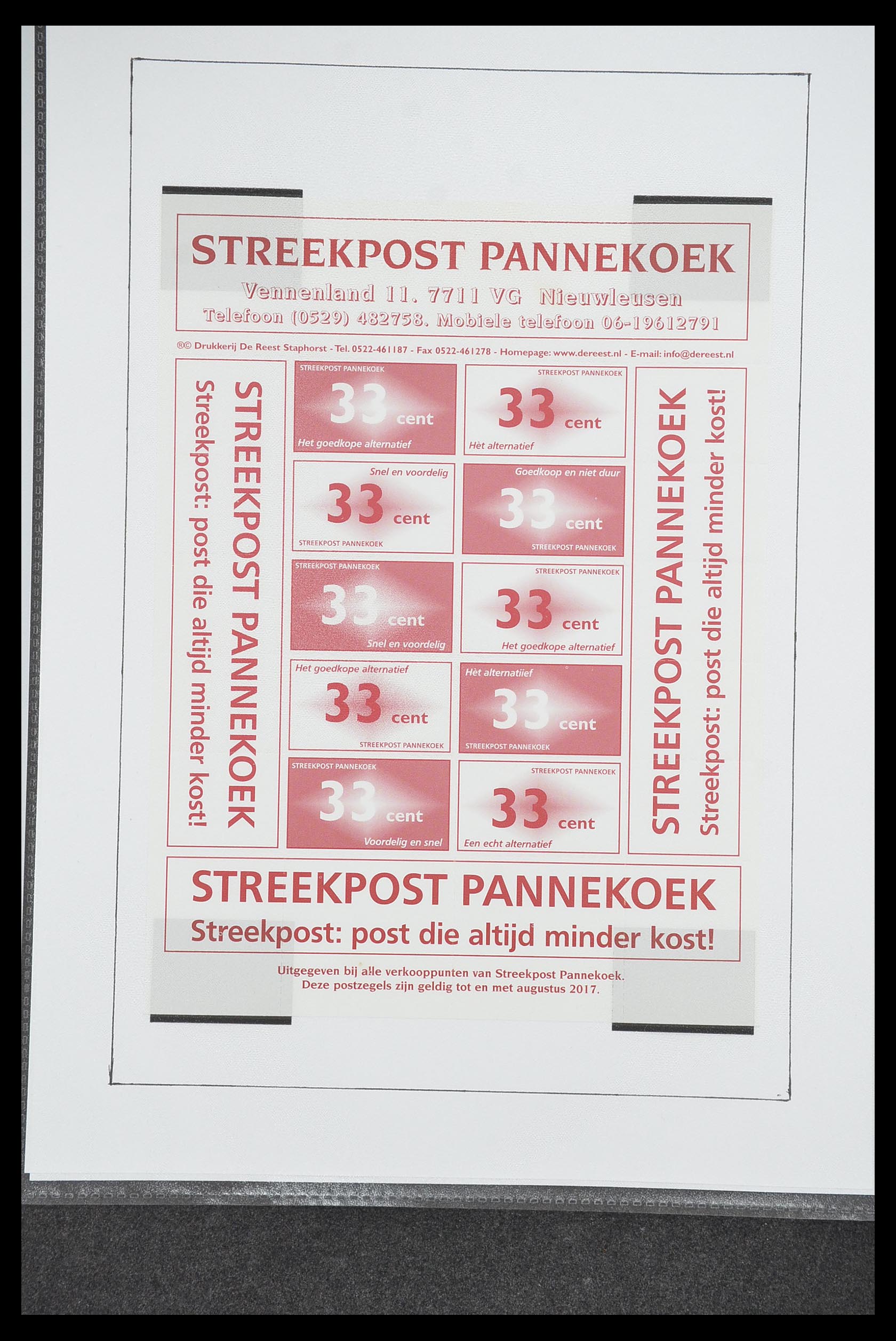 33500 1433 - Postzegelverzameling 33500 Nederland stadspost 1969-2019!!
