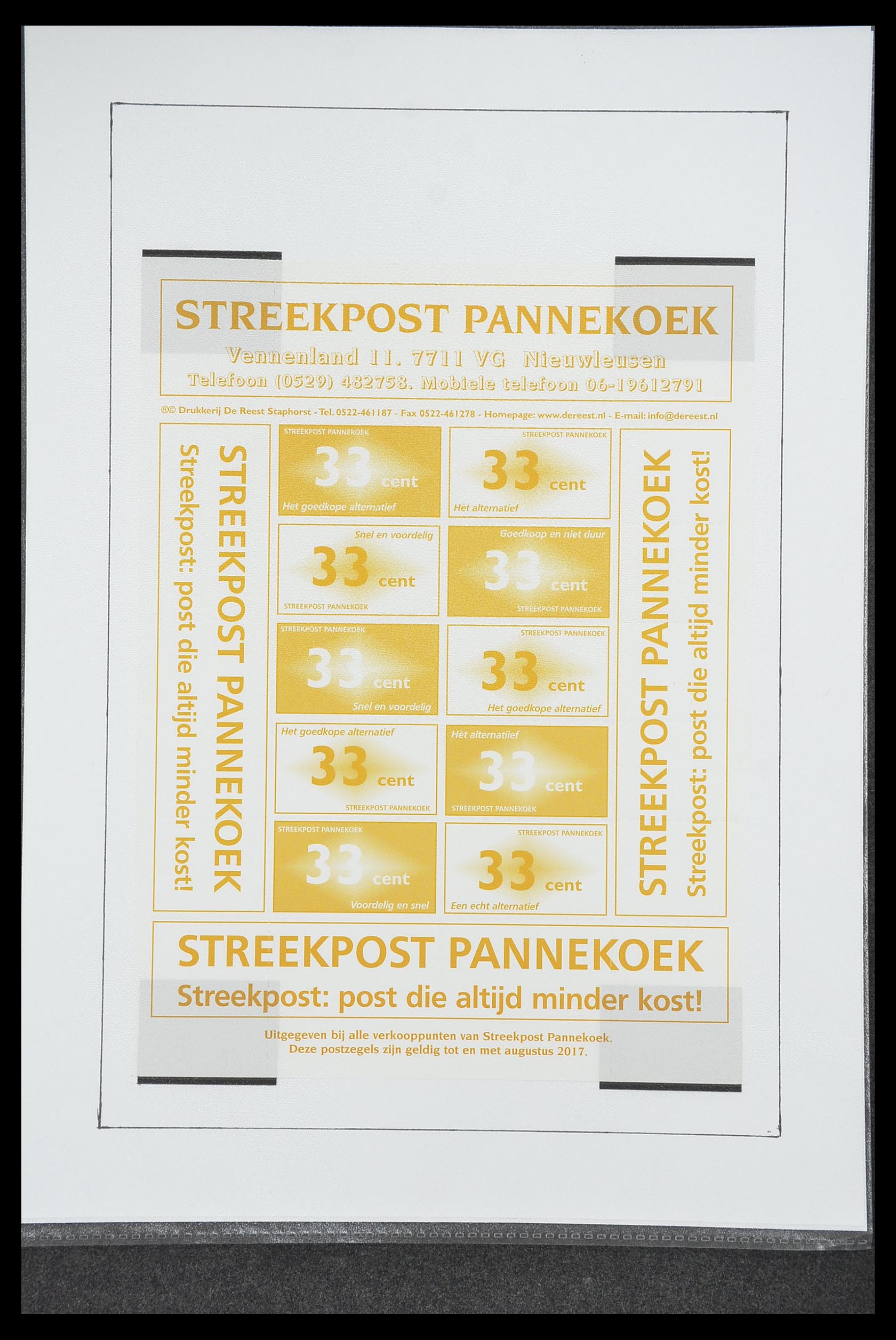 33500 1436 - Postzegelverzameling 33500 Nederland stadspost 1969-2019!!