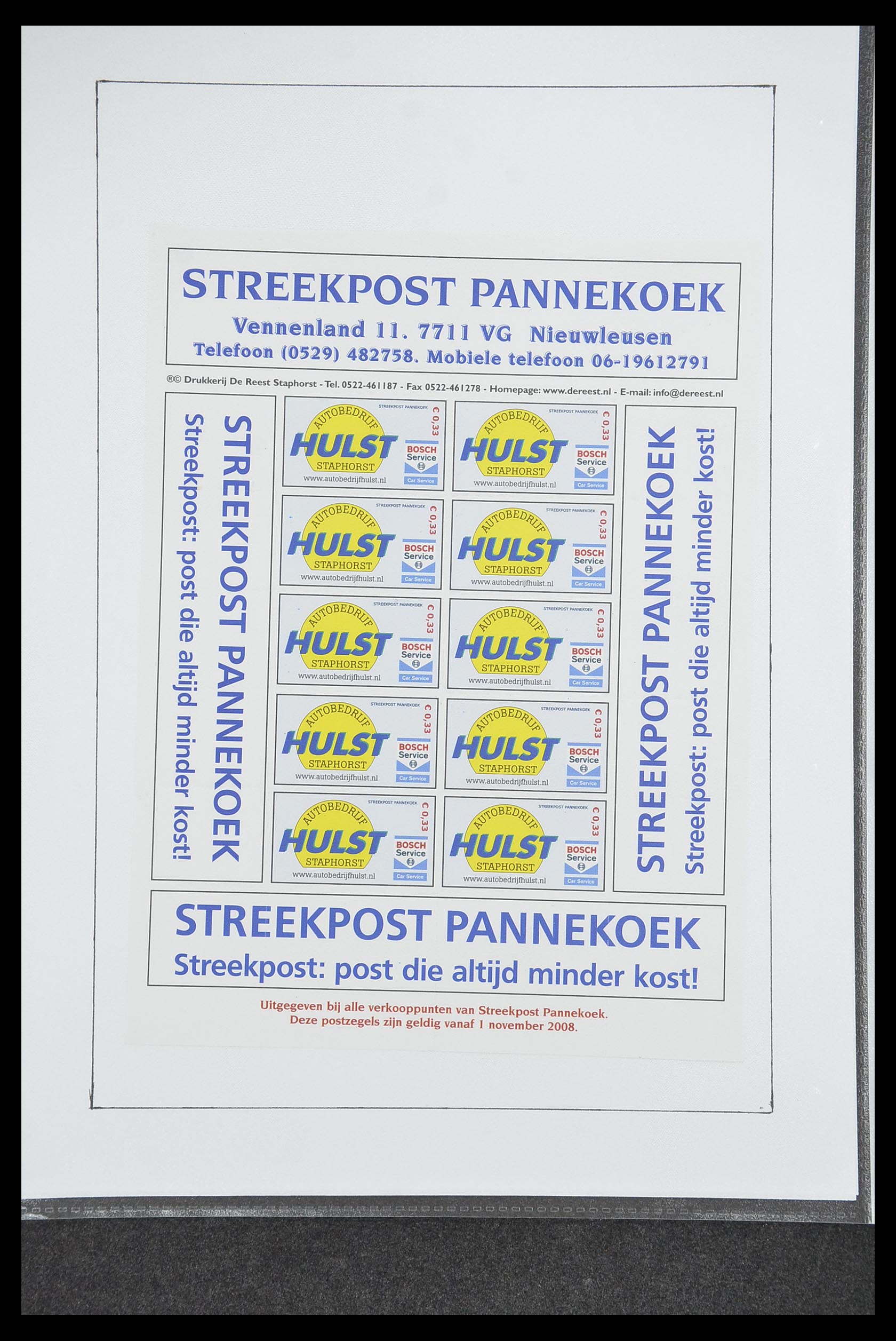 33500 1437 - Postzegelverzameling 33500 Nederland stadspost 1969-2019!!