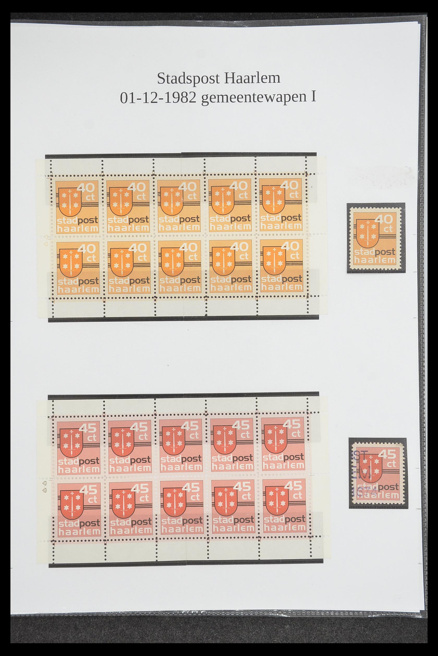 33500 1465 - Postzegelverzameling 33500 Nederland stadspost 1969-2019!!