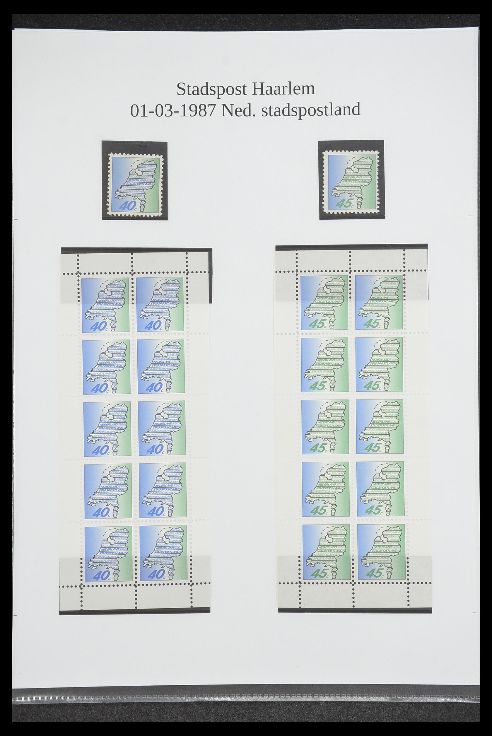 33500 1489 - Postzegelverzameling 33500 Nederland stadspost 1969-2019!!