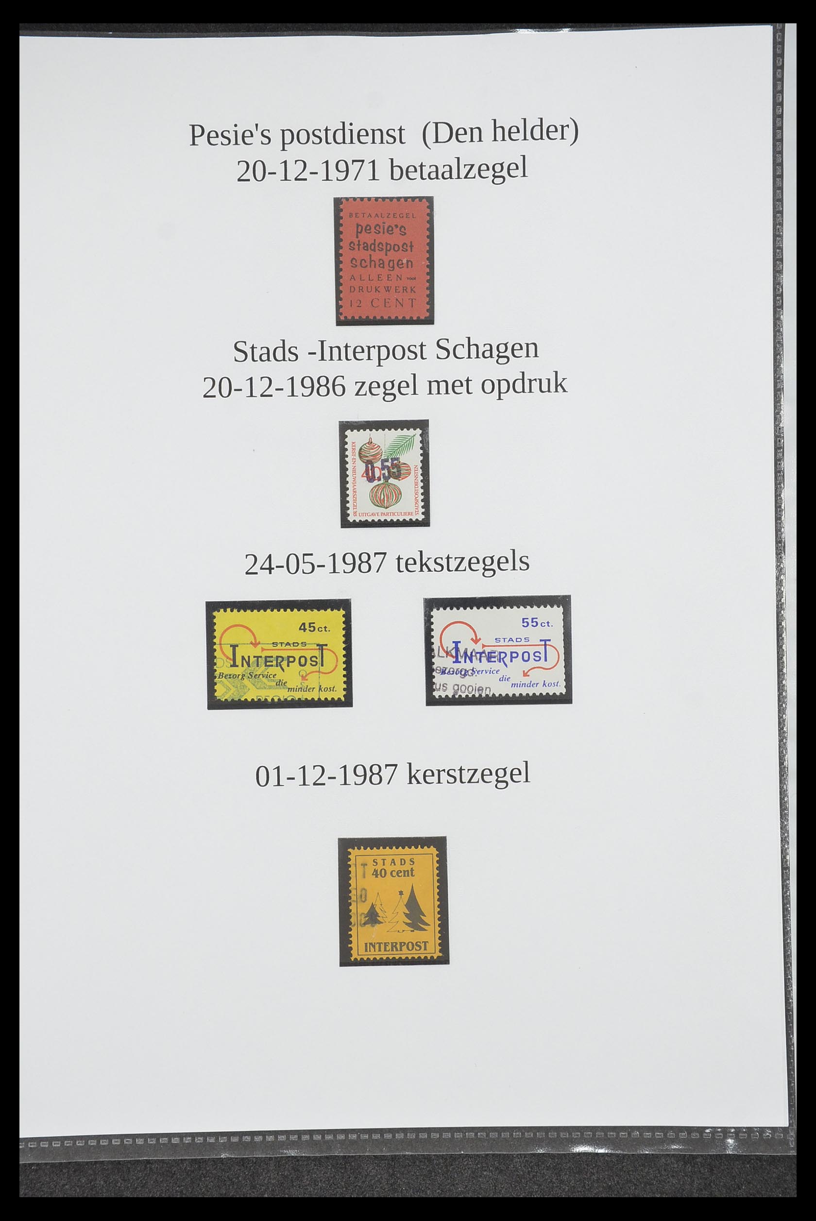33500 1576 - Postzegelverzameling 33500 Nederland stadspost 1969-2019!!