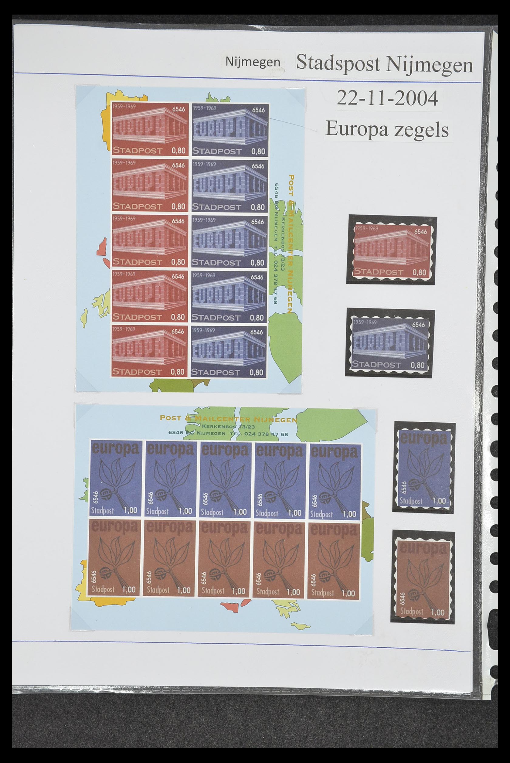 33500 1636 - Postzegelverzameling 33500 Nederland stadspost 1969-2019!!