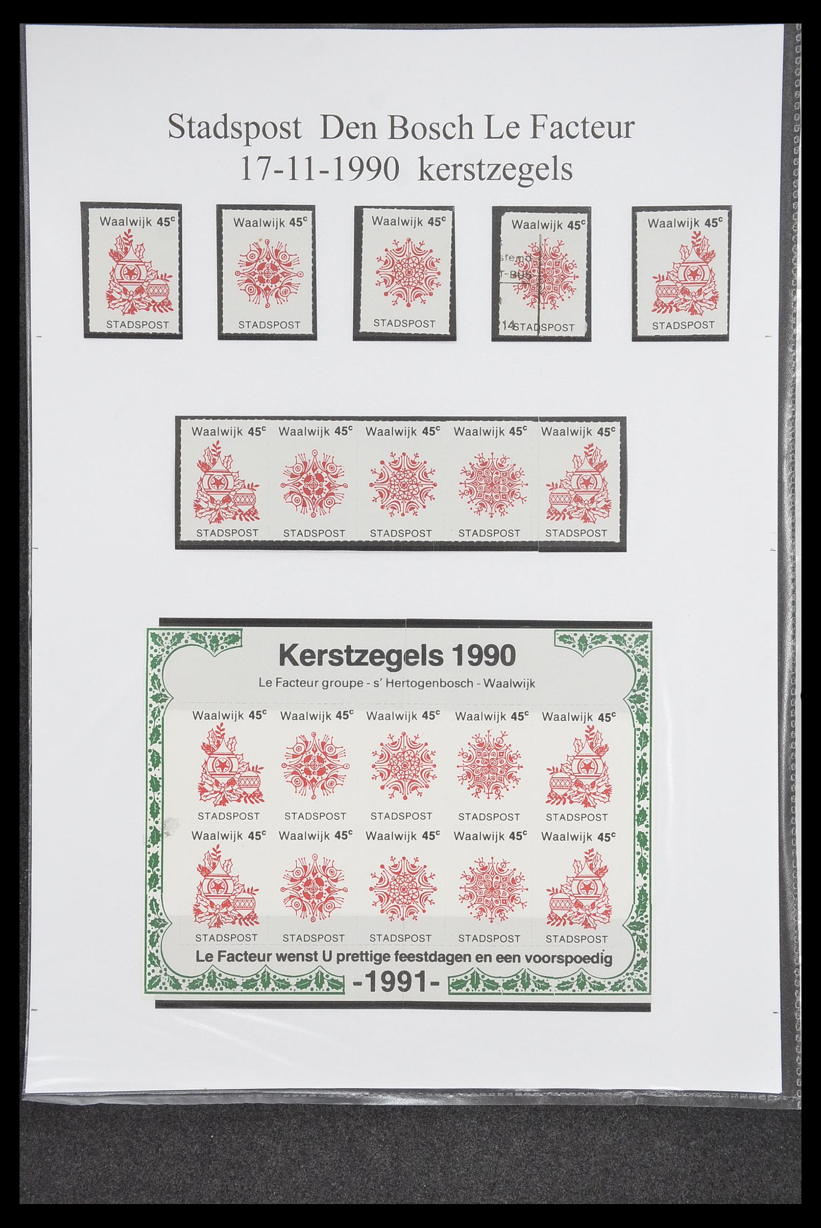 33500 1799 - Postzegelverzameling 33500 Nederland stadspost 1969-2019!!