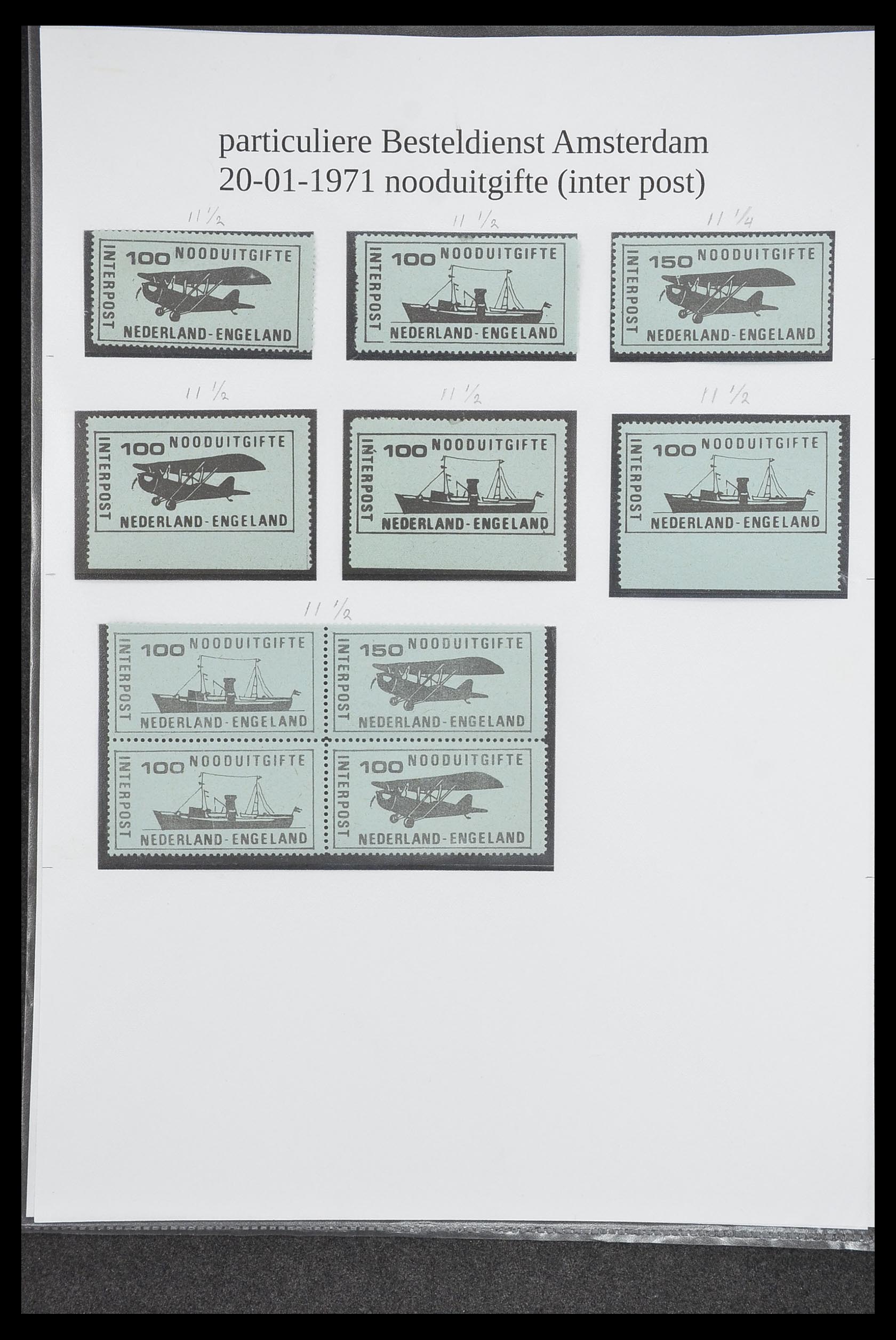 33500 1918 - Postzegelverzameling 33500 Nederland stadspost 1969-2019!!