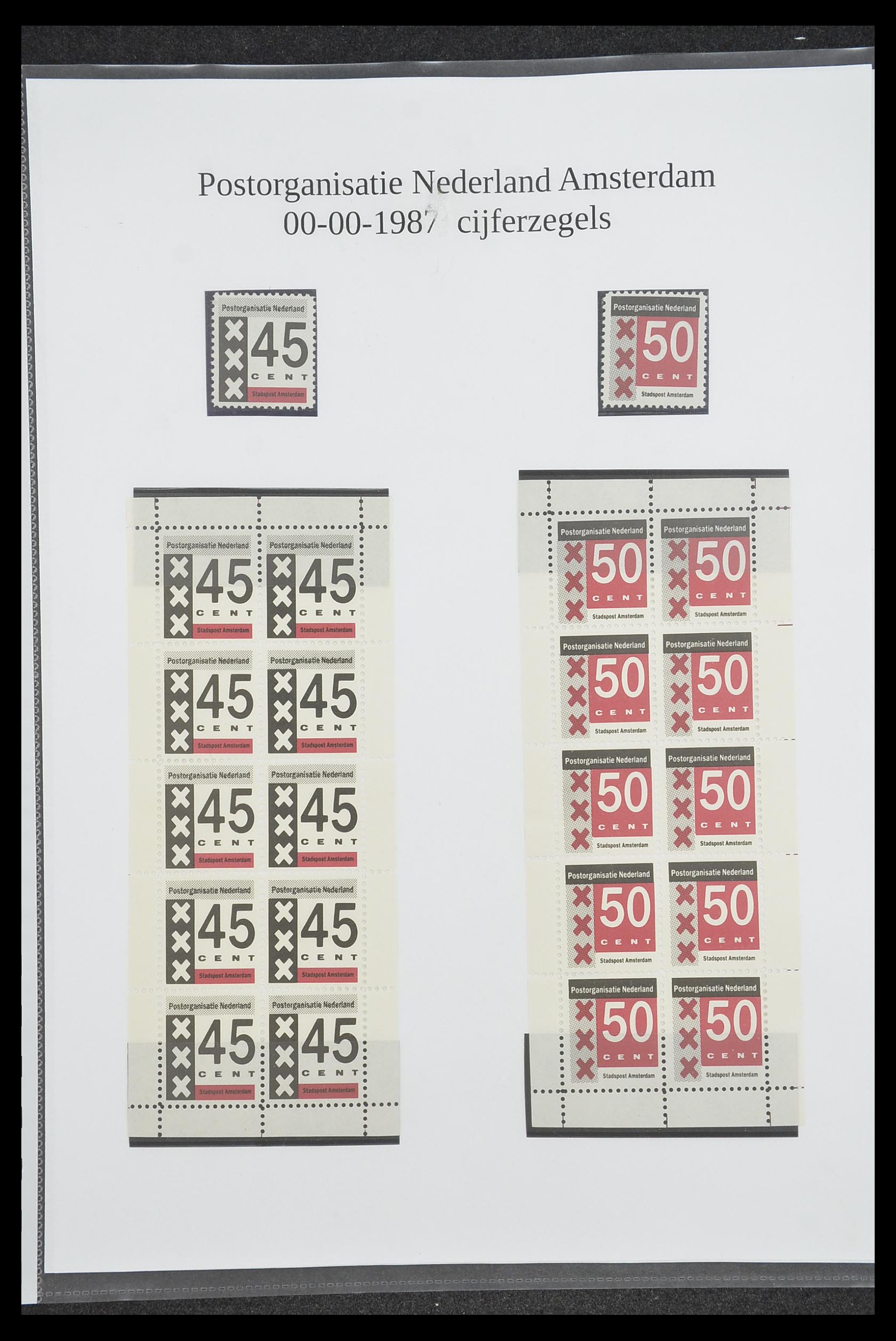 33500 1940 - Postzegelverzameling 33500 Nederland stadspost 1969-2019!!