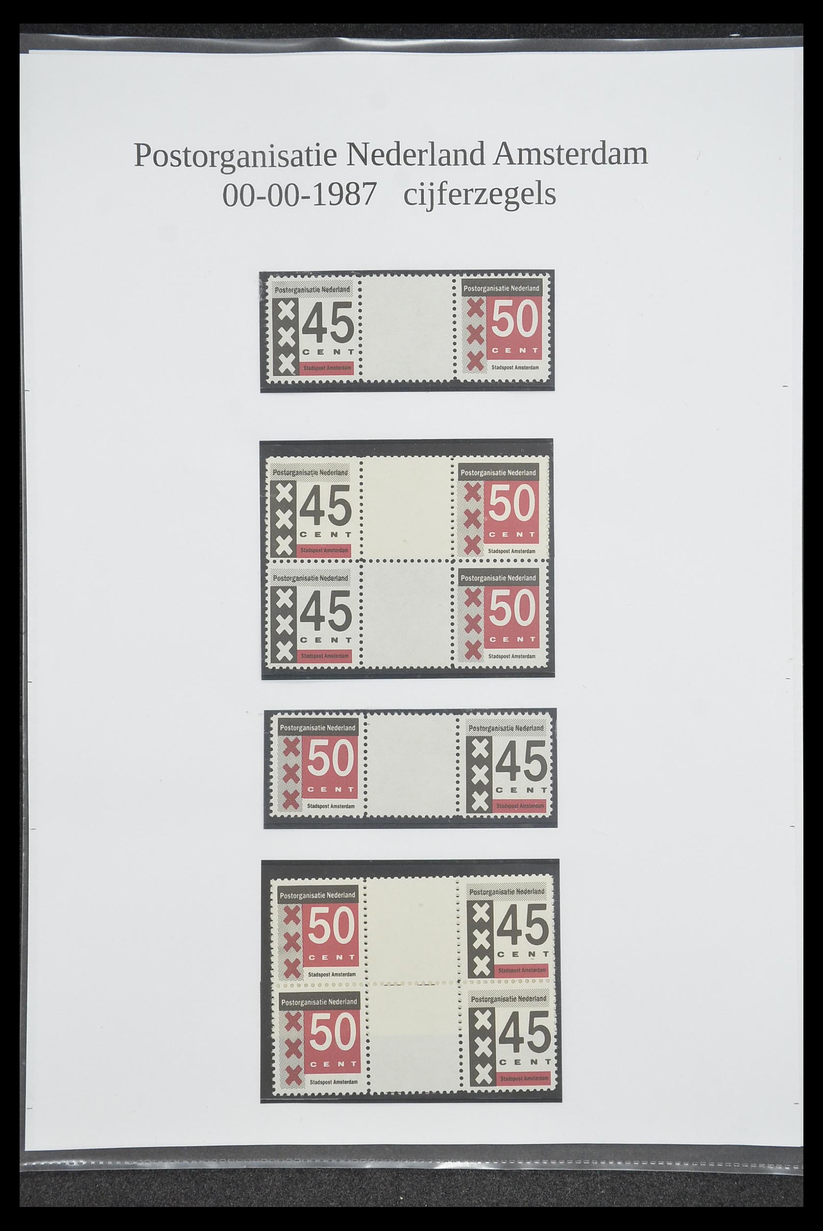 33500 1941 - Postzegelverzameling 33500 Nederland stadspost 1969-2019!!