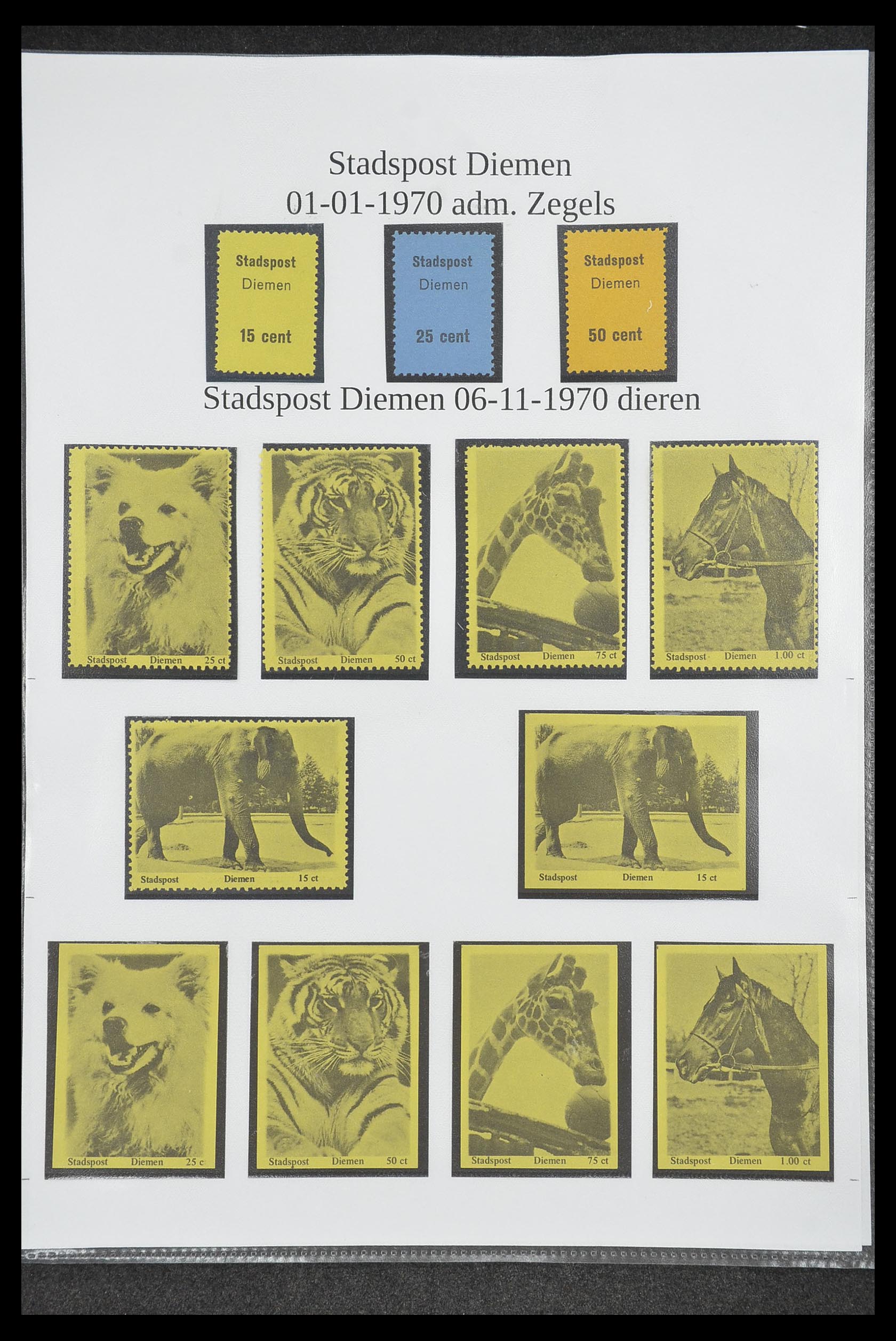 33500 2008 - Postzegelverzameling 33500 Nederland stadspost 1969-2019!!